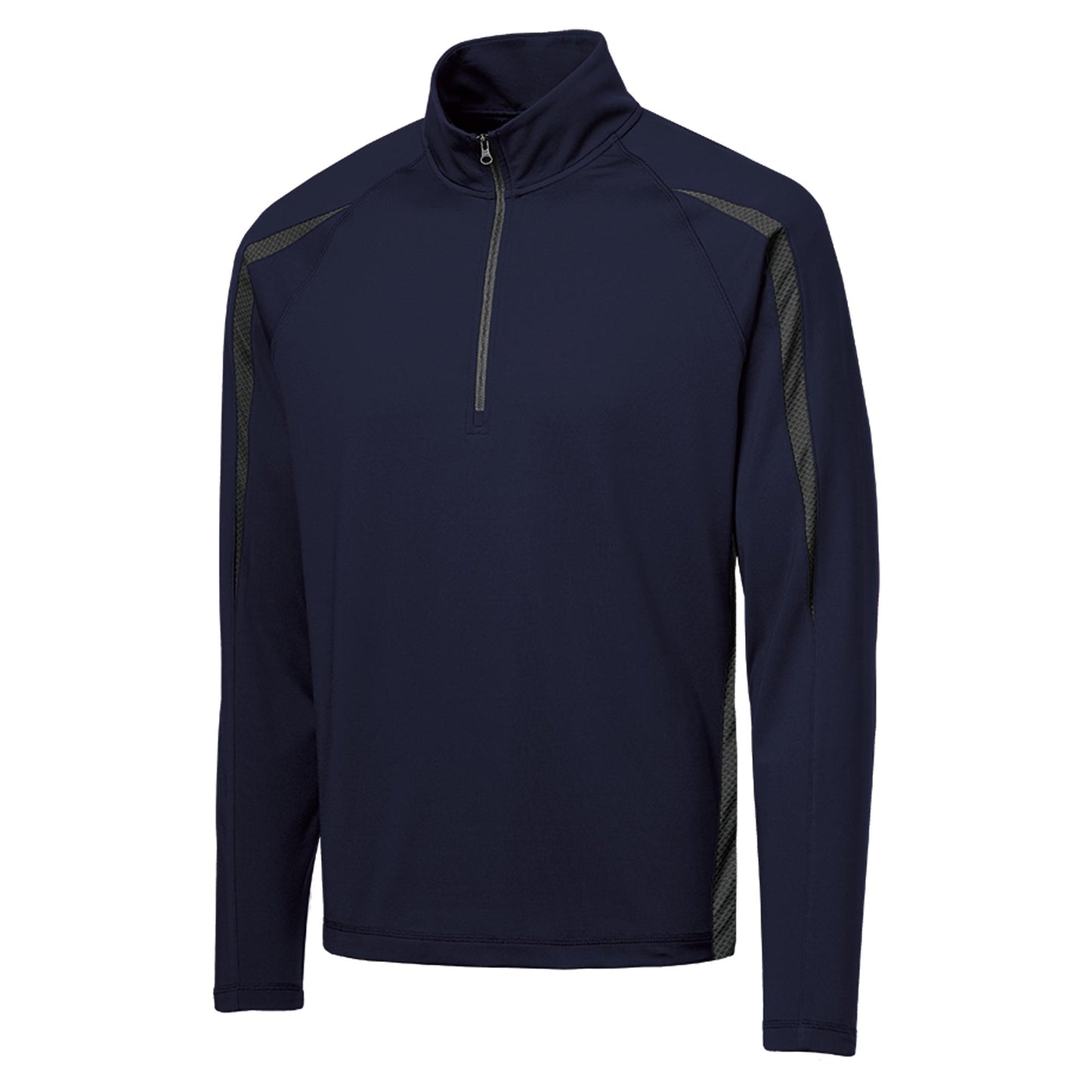 Black/Charcoal Grey Sweatshirts - Sport-Tek - Stretch Pullover