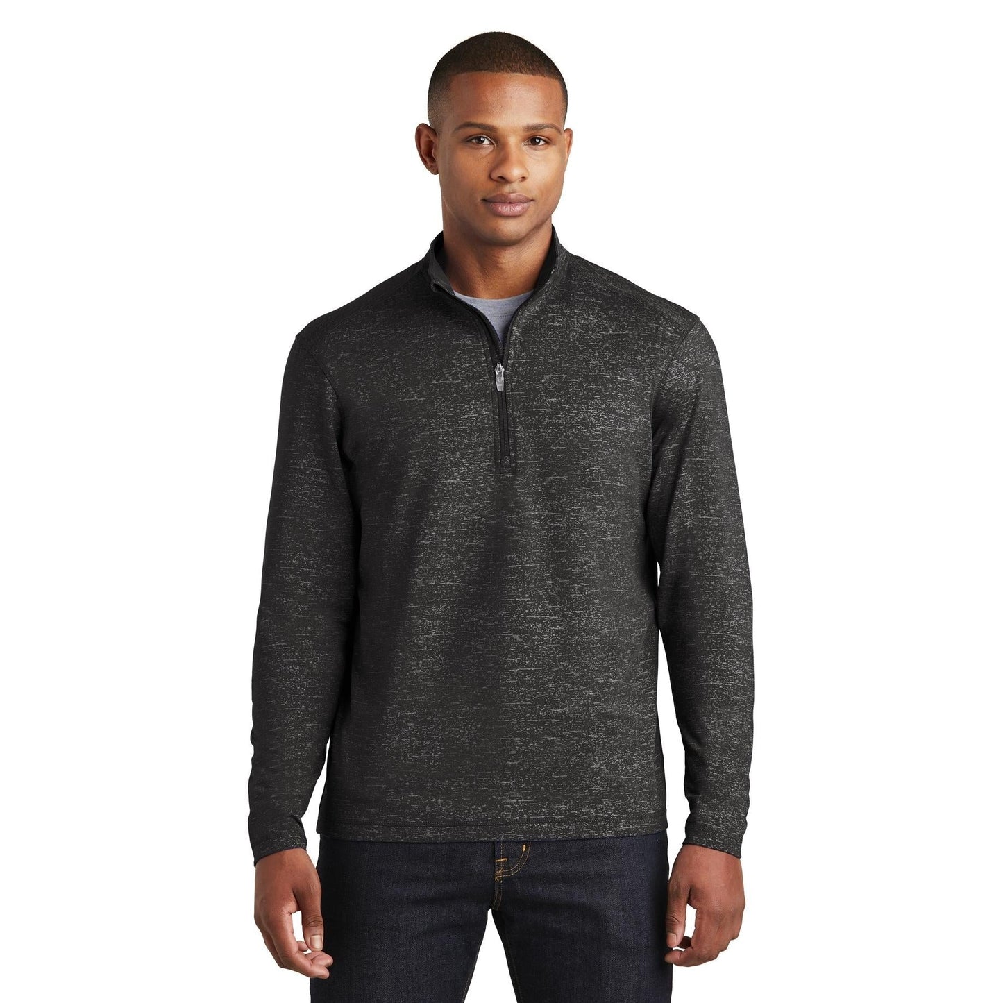 Black Sweatshirts - Sport-Tek - Reflective Pullover - Comfortable Fit