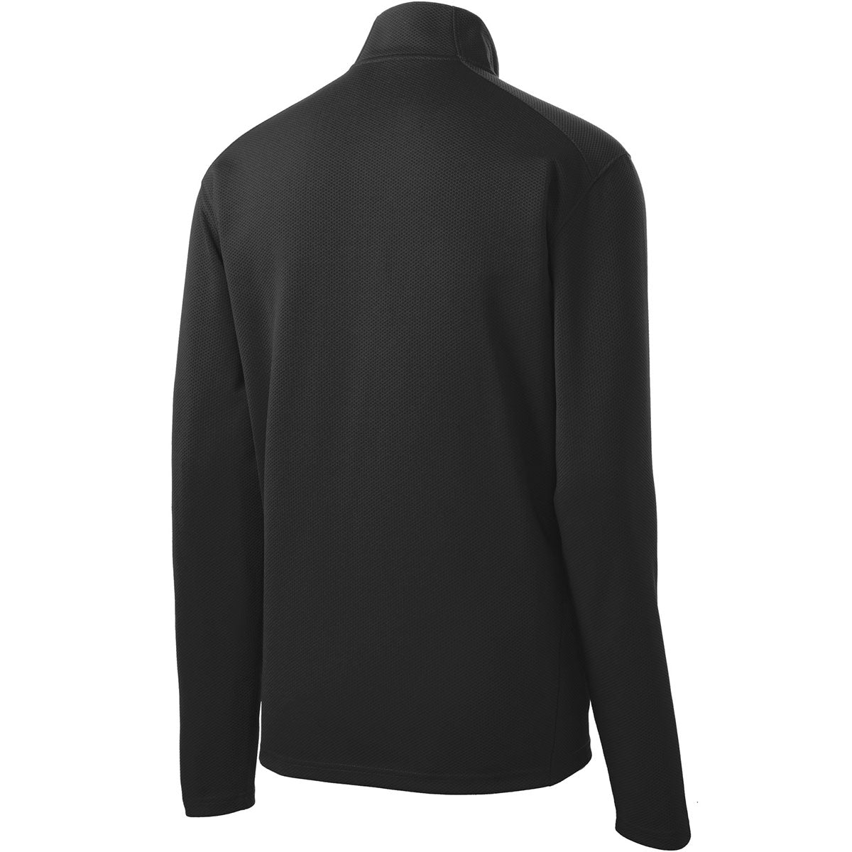 Black Textured Jacket - Sport-Tek - Moisture-Wicking