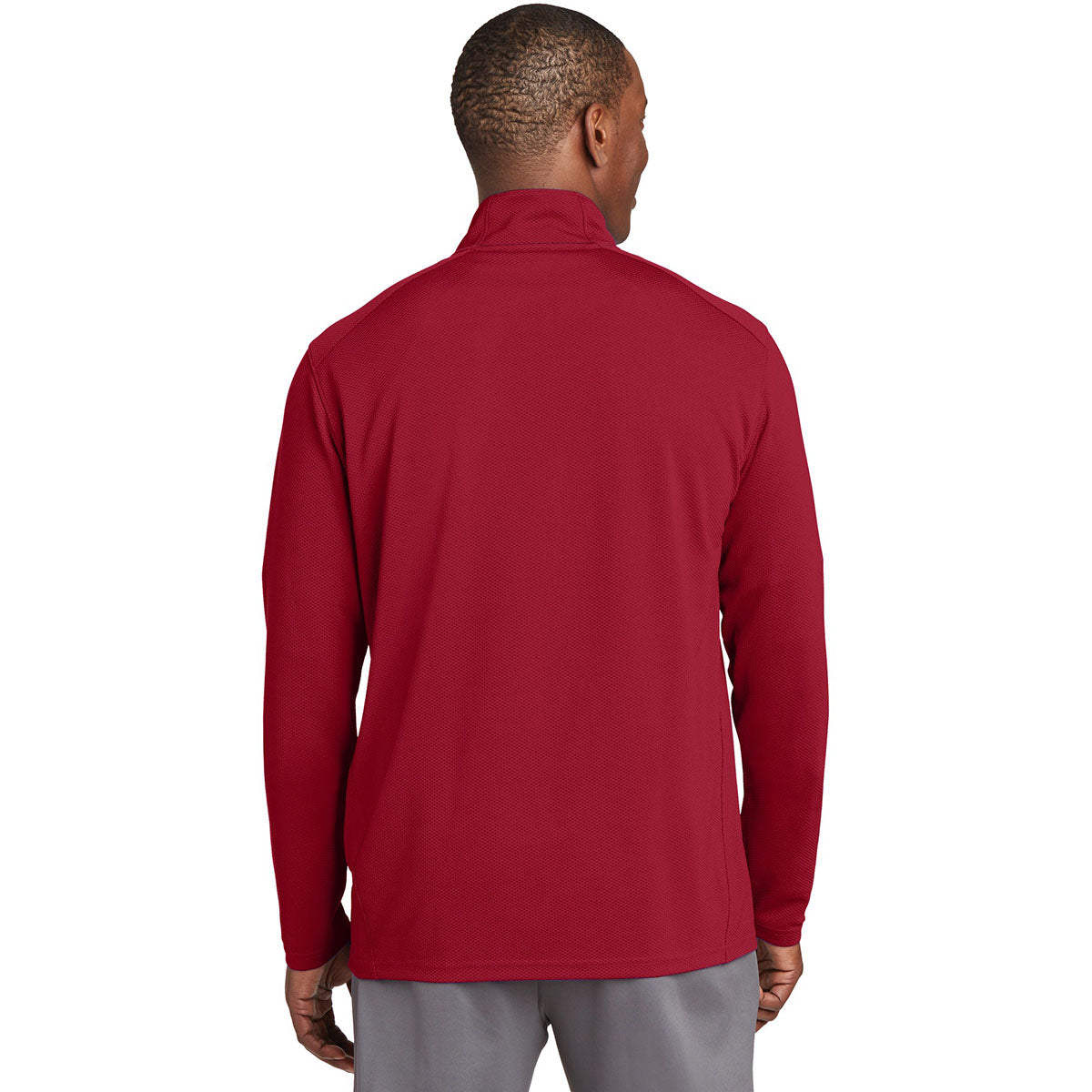 Black Textured Jacket - Sport-Tek - Moisture-Wicking