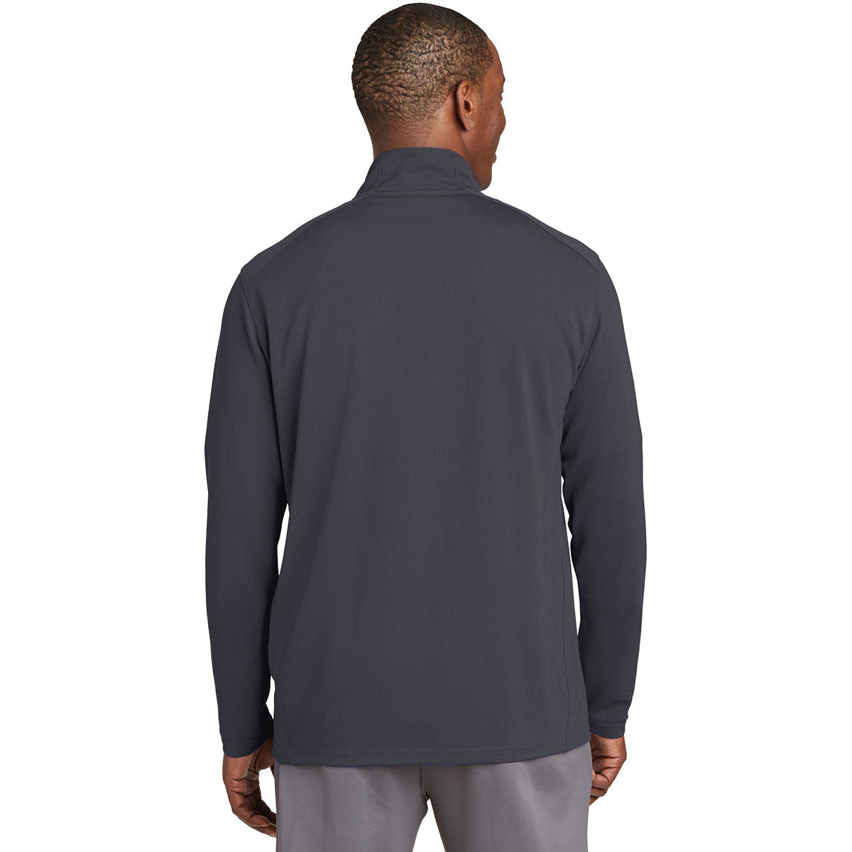 Black Textured Jacket - Sport-Tek - Moisture-Wicking