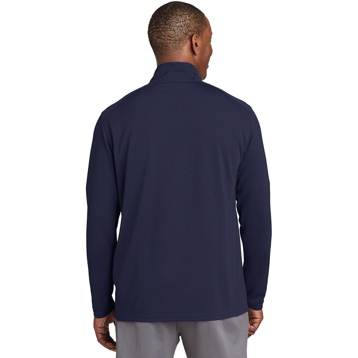 Black Textured Jacket - Sport-Tek - Moisture-Wicking