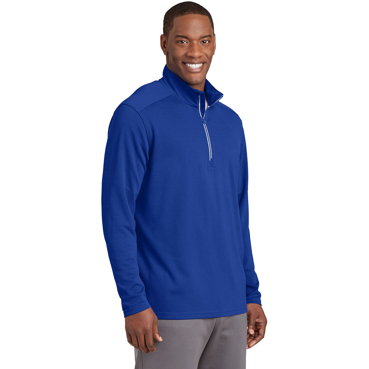 Black Textured Jacket - Sport-Tek - Moisture-Wicking