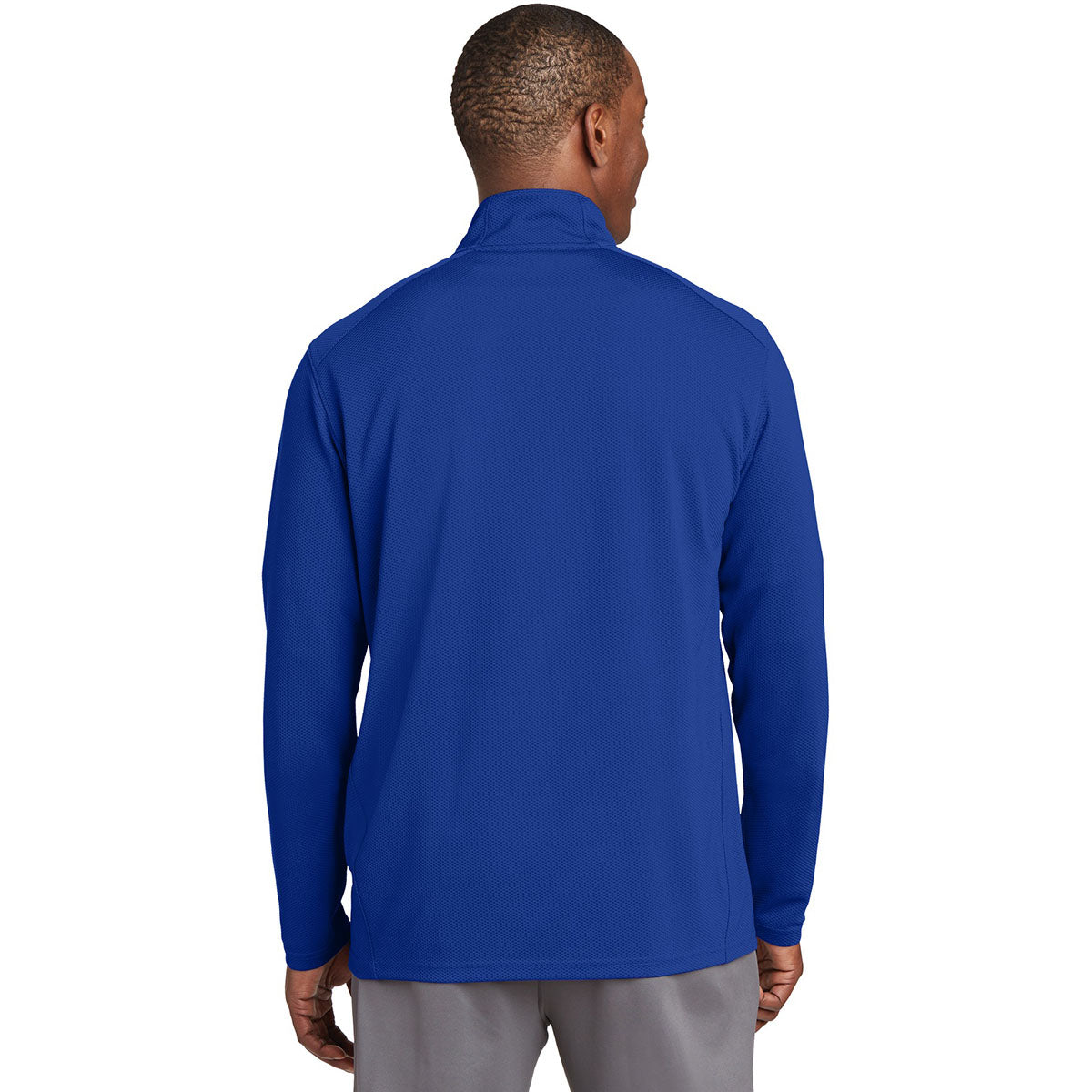 Black Textured Jacket - Sport-Tek - Moisture-Wicking
