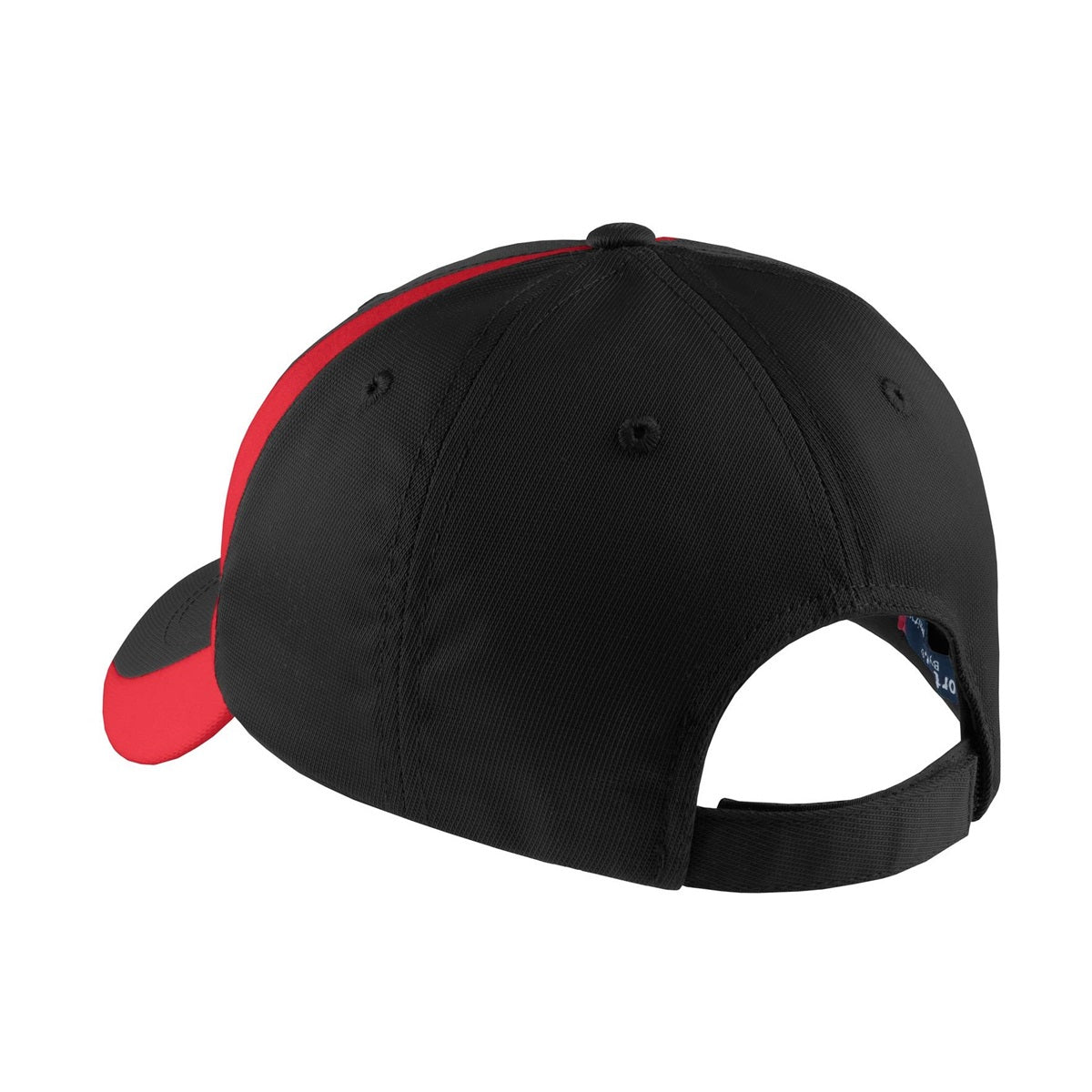 Black/True Red Ball Caps - Sport-Tek - Sporty Design