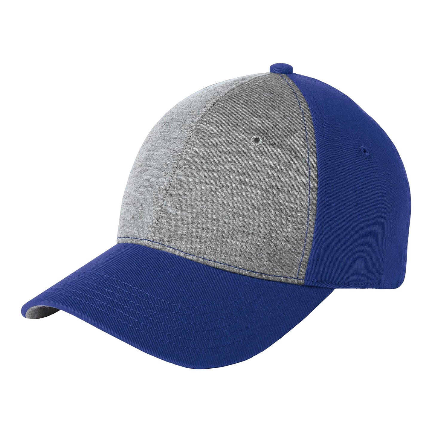 Vintage Heather/Black Ball Caps - Sport-Tek - Soft Fabric