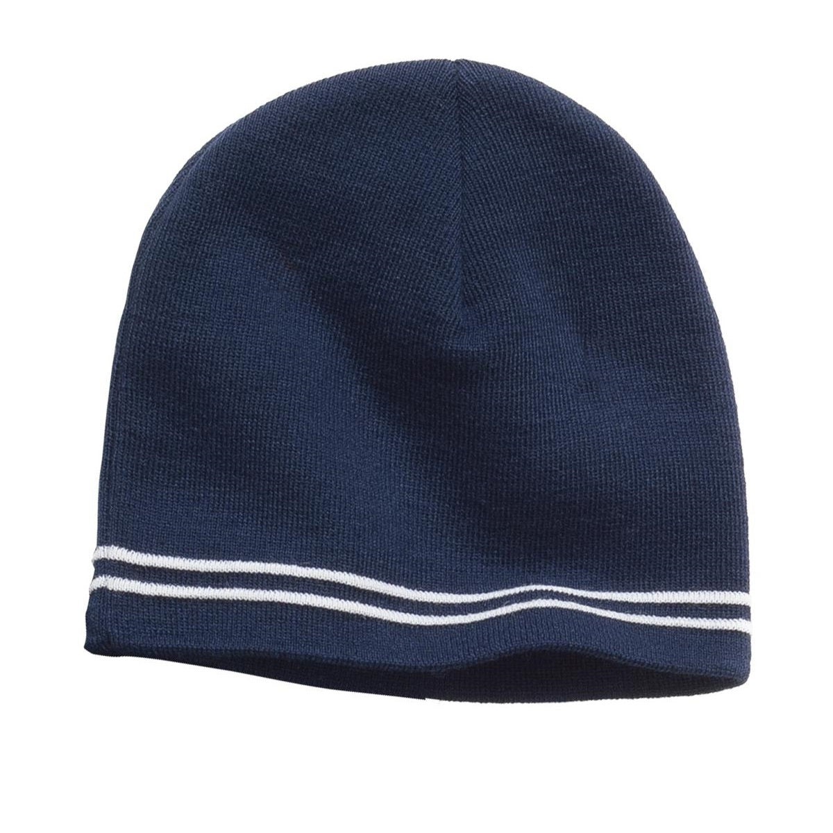 Black/Iron Grey Beanie - Sport-Tek - Warm Acrylic