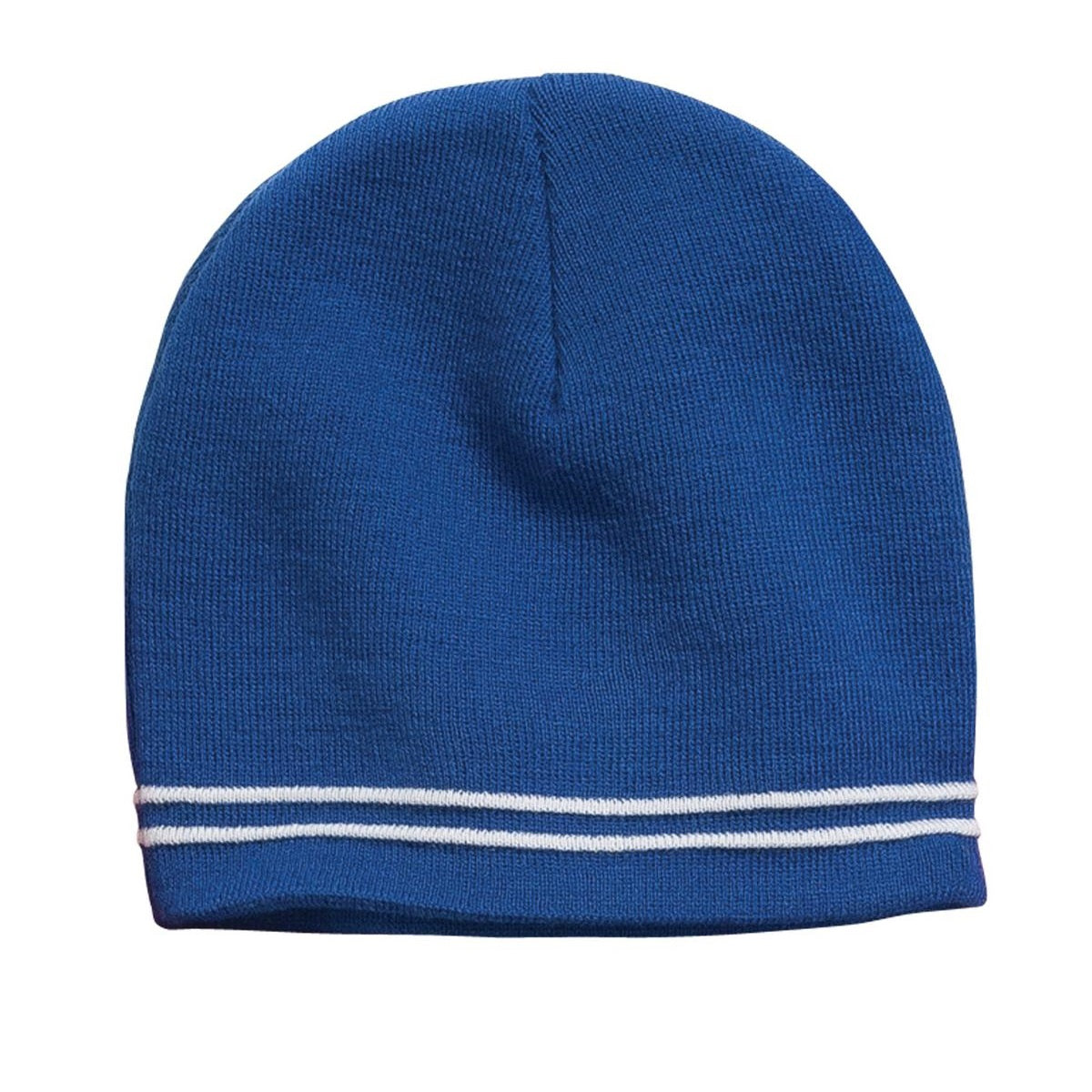 Black/Iron Grey Beanie - Sport-Tek - Warm Acrylic