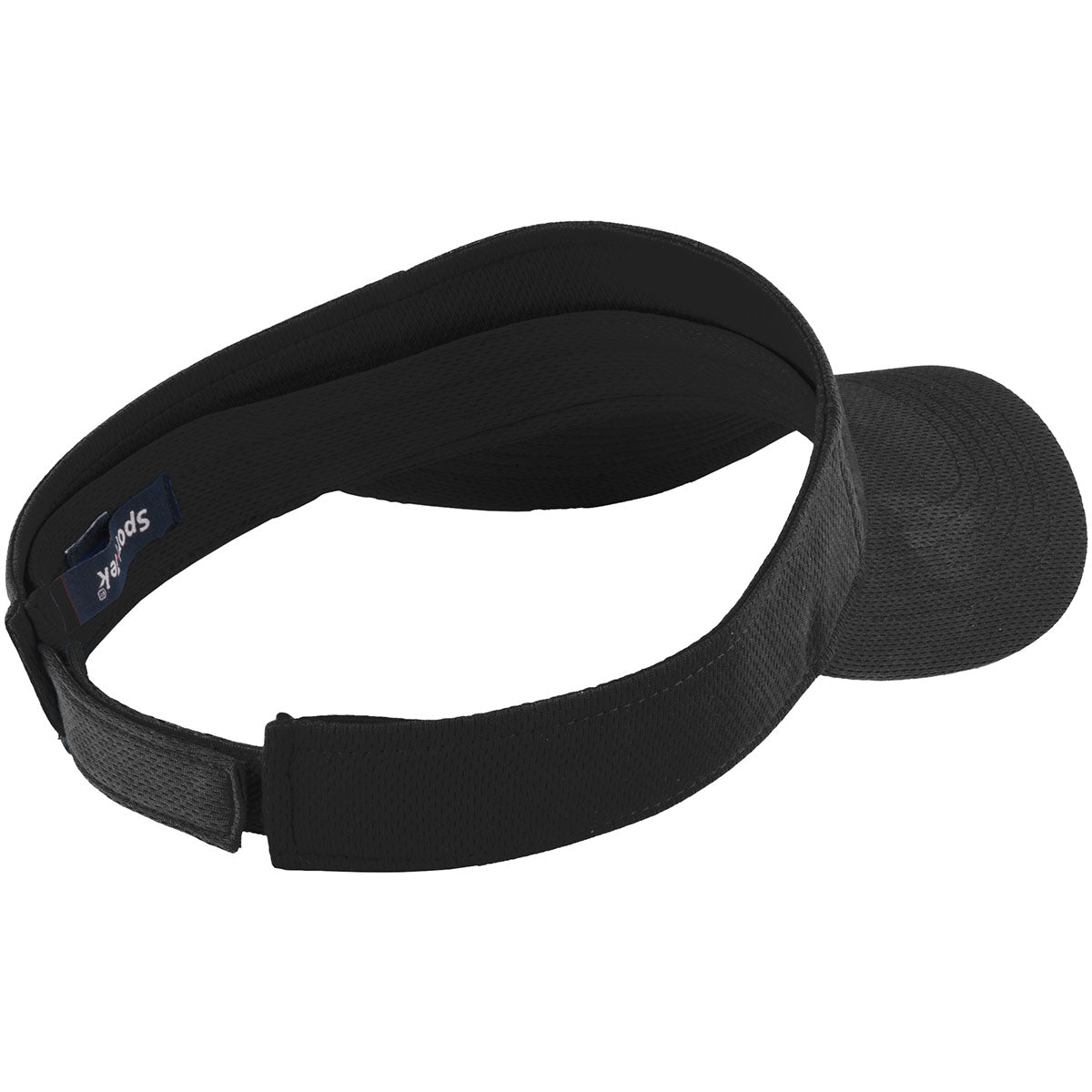 Black Visors - Sport-Tek - Moisture-Wicking Design