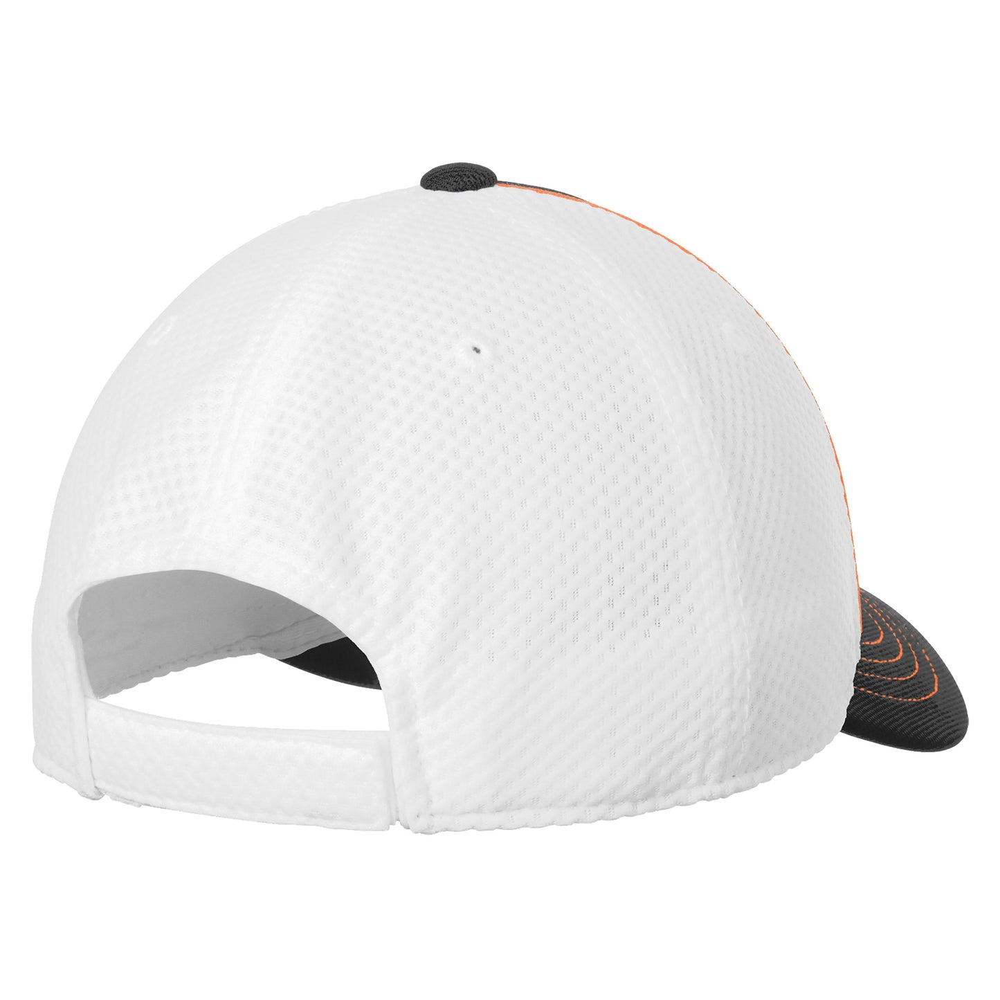 Orange/Black/White Ball Caps - Sport-Tek - Breathable Mesh Design
