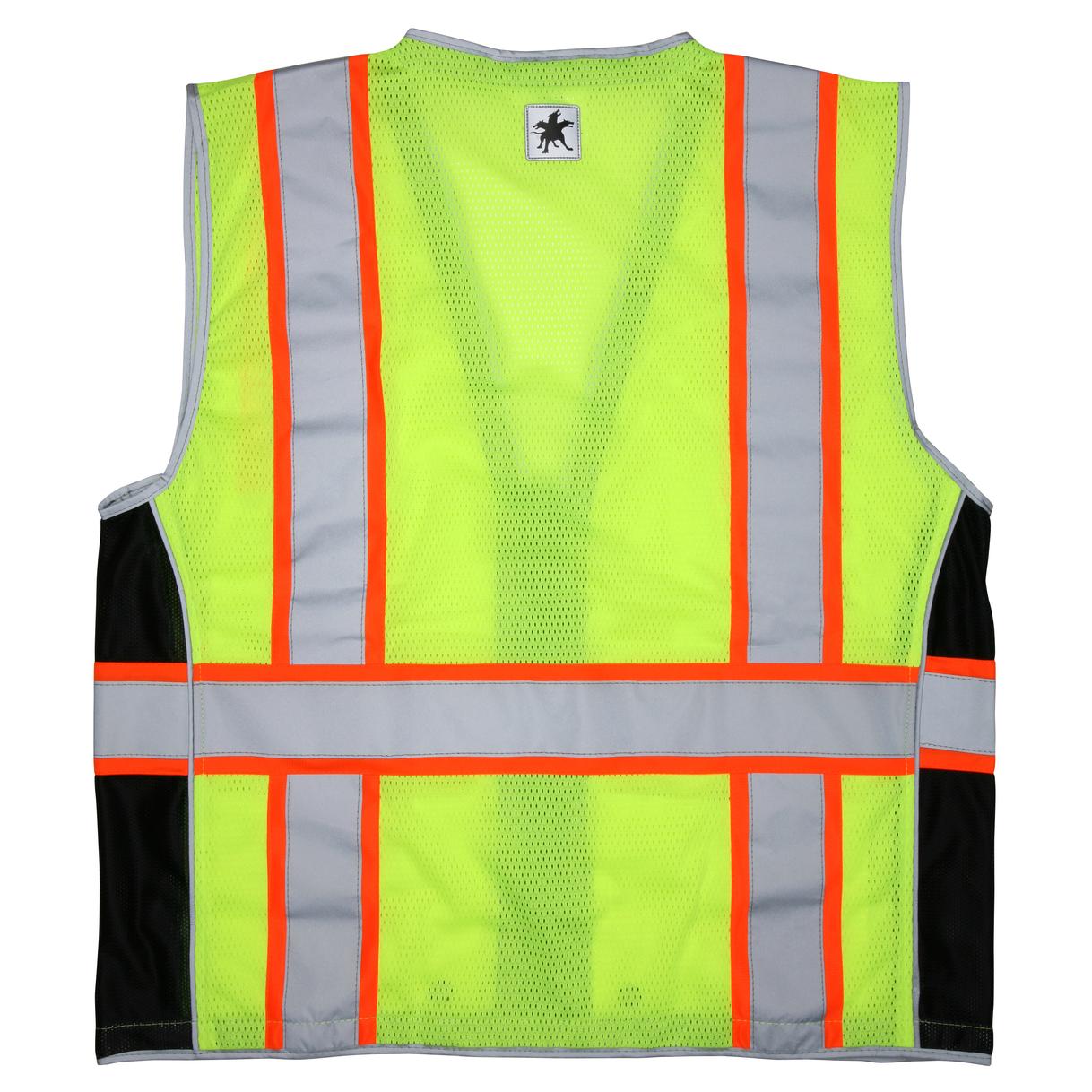 Yellow Safety Vest - MCR Safety - Fluorescent Mesh