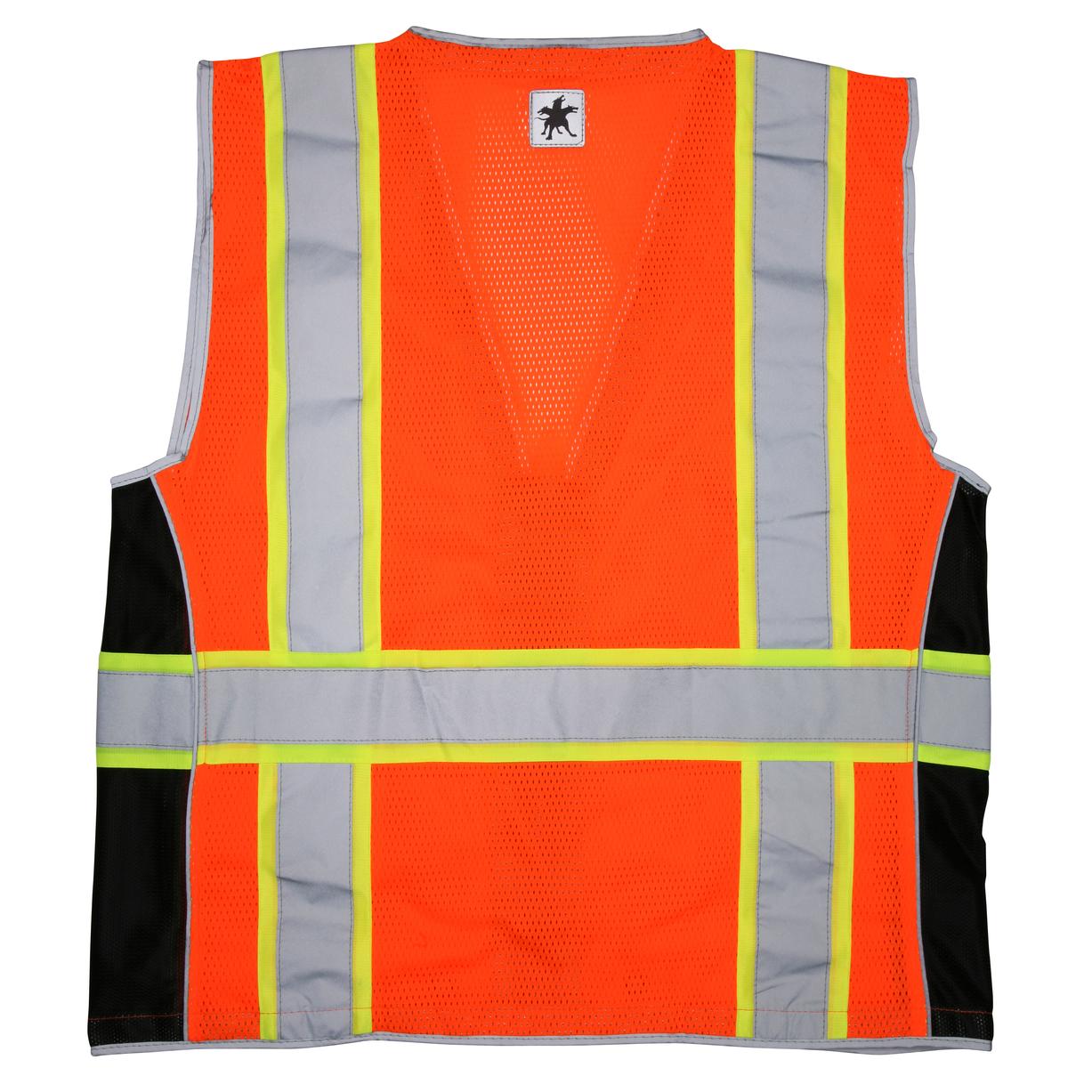 Yellow Safety Vest - MCR Safety - Fluorescent Mesh