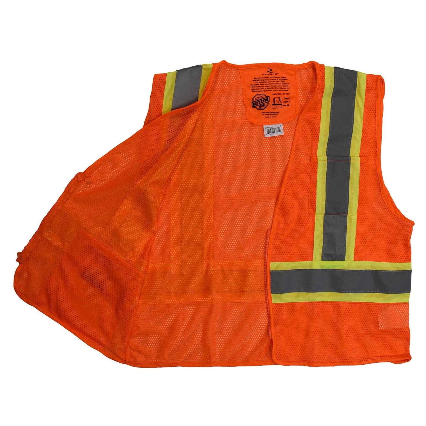 Yellow/Lime Safety Vest - Radians - Self-Extinguishing