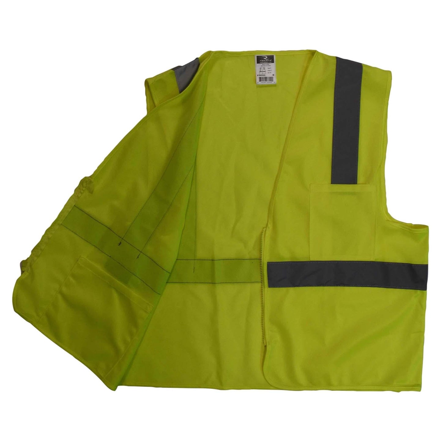 Yellow/Lime Safety Vests - Radians - Durable Solid Design