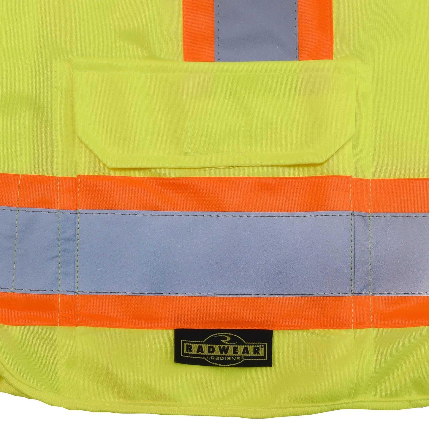 Yellow/Lime Safety Vest - Radians - Breakaway Design