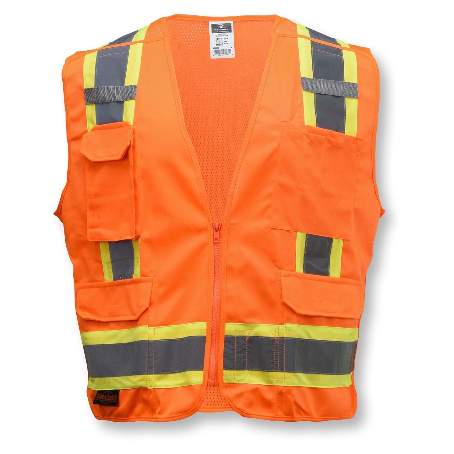 Yellow/Lime Safety Vest - Radians - Breakaway Design