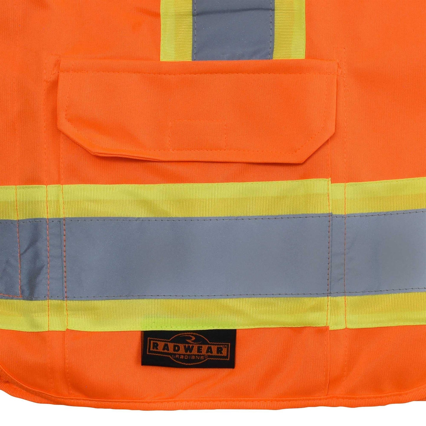 Yellow/Lime Safety Vest - Radians - Breakaway Design