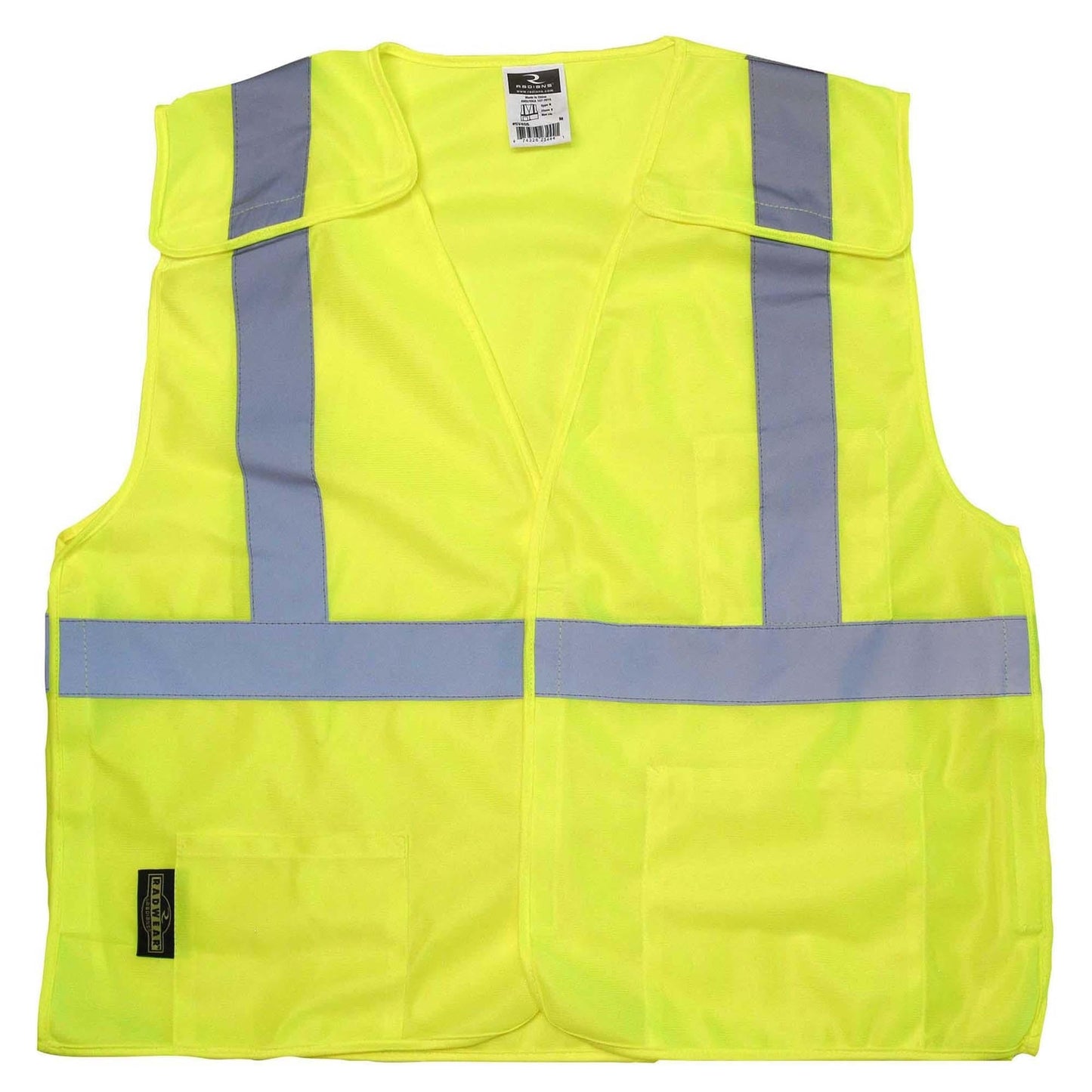 Yellow/Lime Safety Vests - Radians - Breakaway Design
