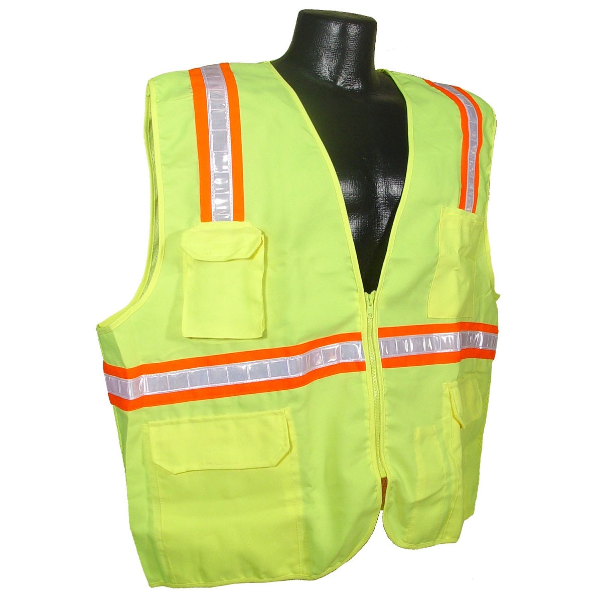 Yellow/Lime Safety Vest - Radians - Solid Mesh Design