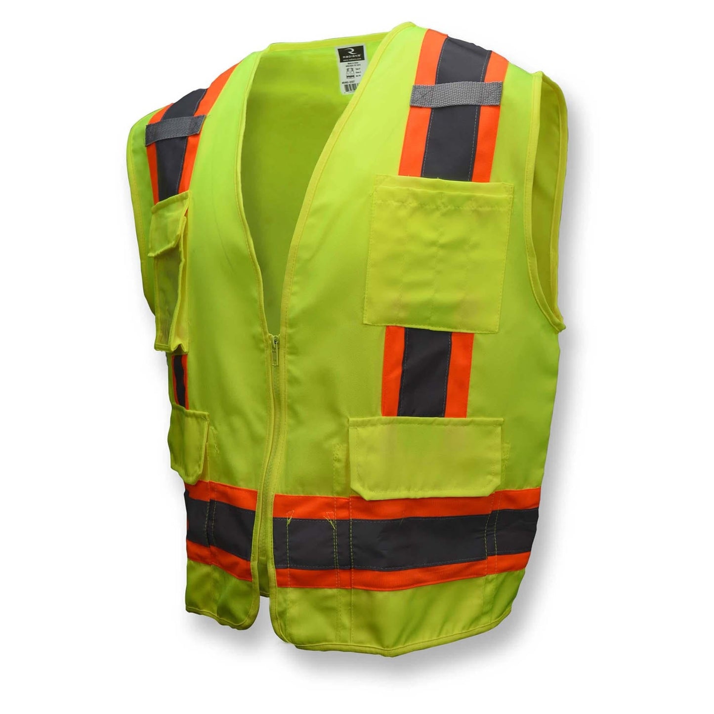 Yellow/Lime Safety Vests - Radians - Heavy Duty Twill