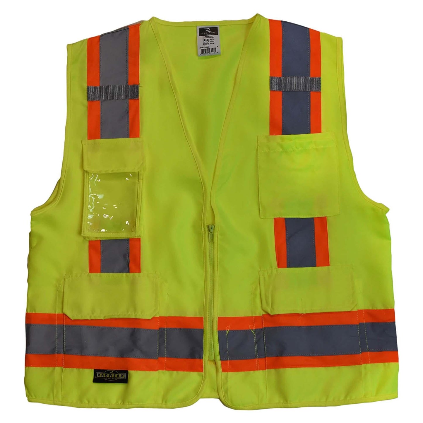 Yellow/Lime Safety Vests - Radians - Heavy Duty Twill