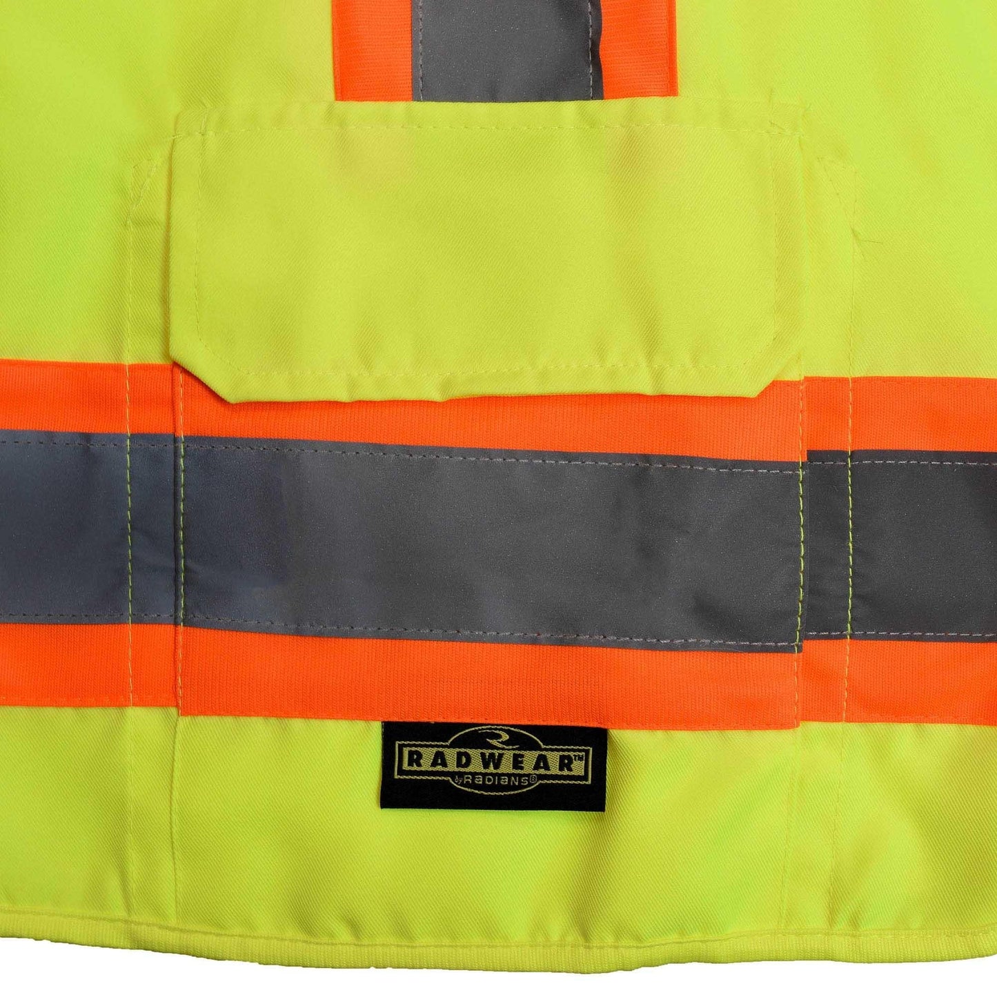 Yellow/Lime Safety Vests - Radians - Heavy Duty Twill