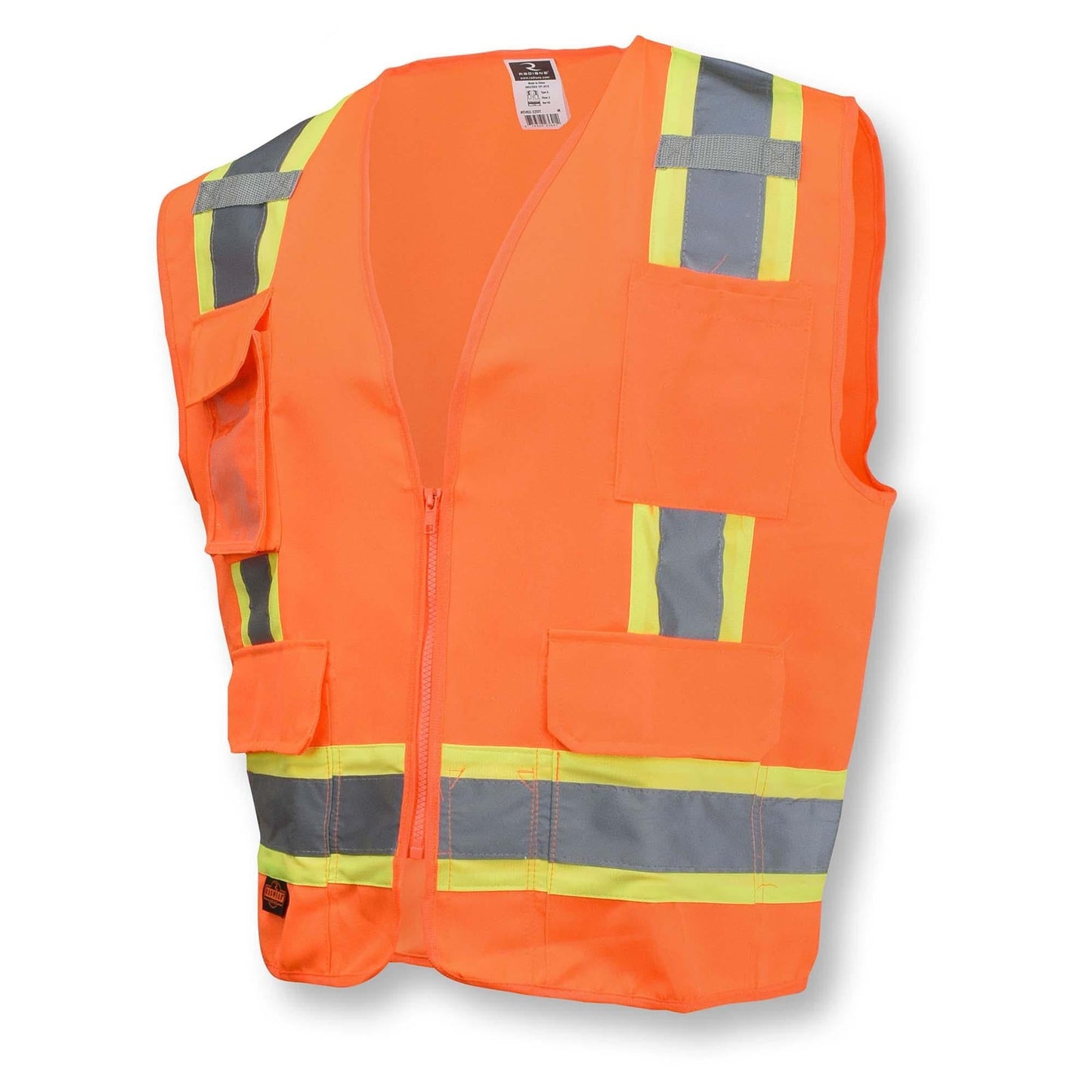 Yellow/Lime Safety Vests - Radians - Heavy Duty Twill