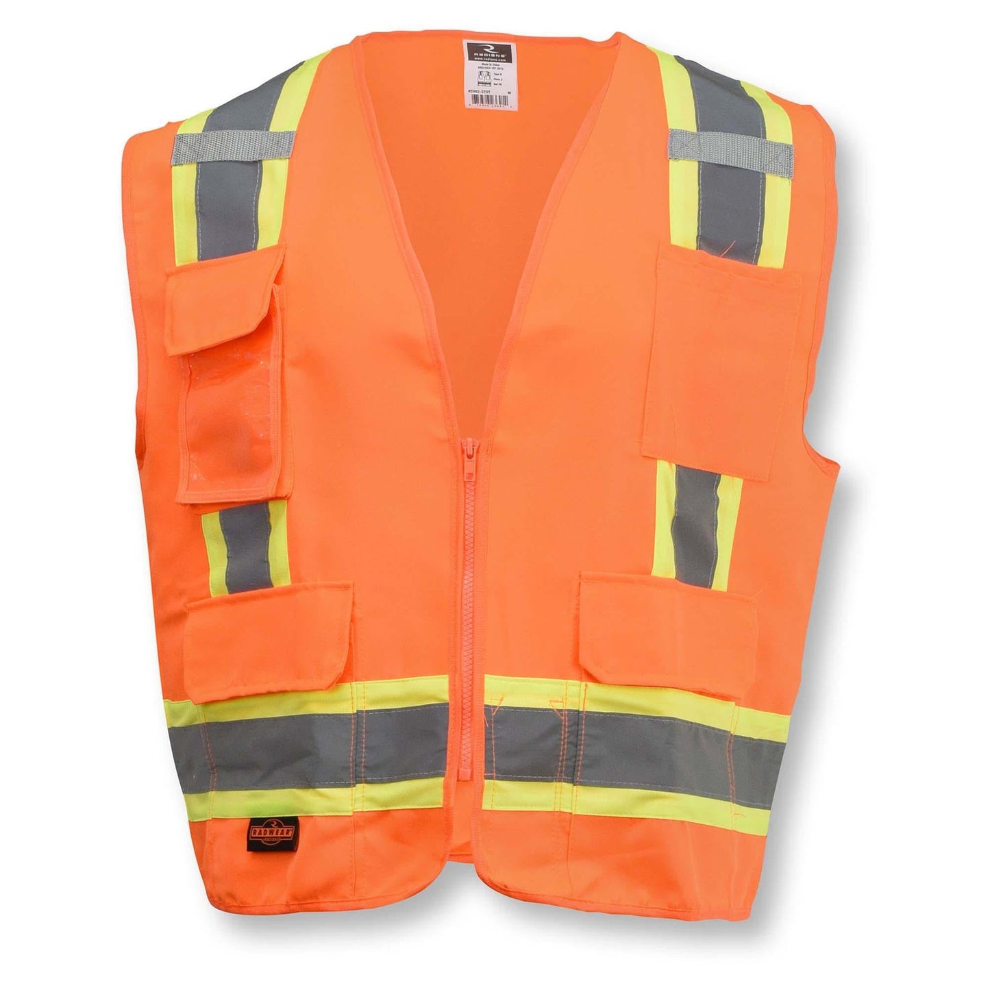 Yellow/Lime Safety Vests - Radians - Heavy Duty Twill