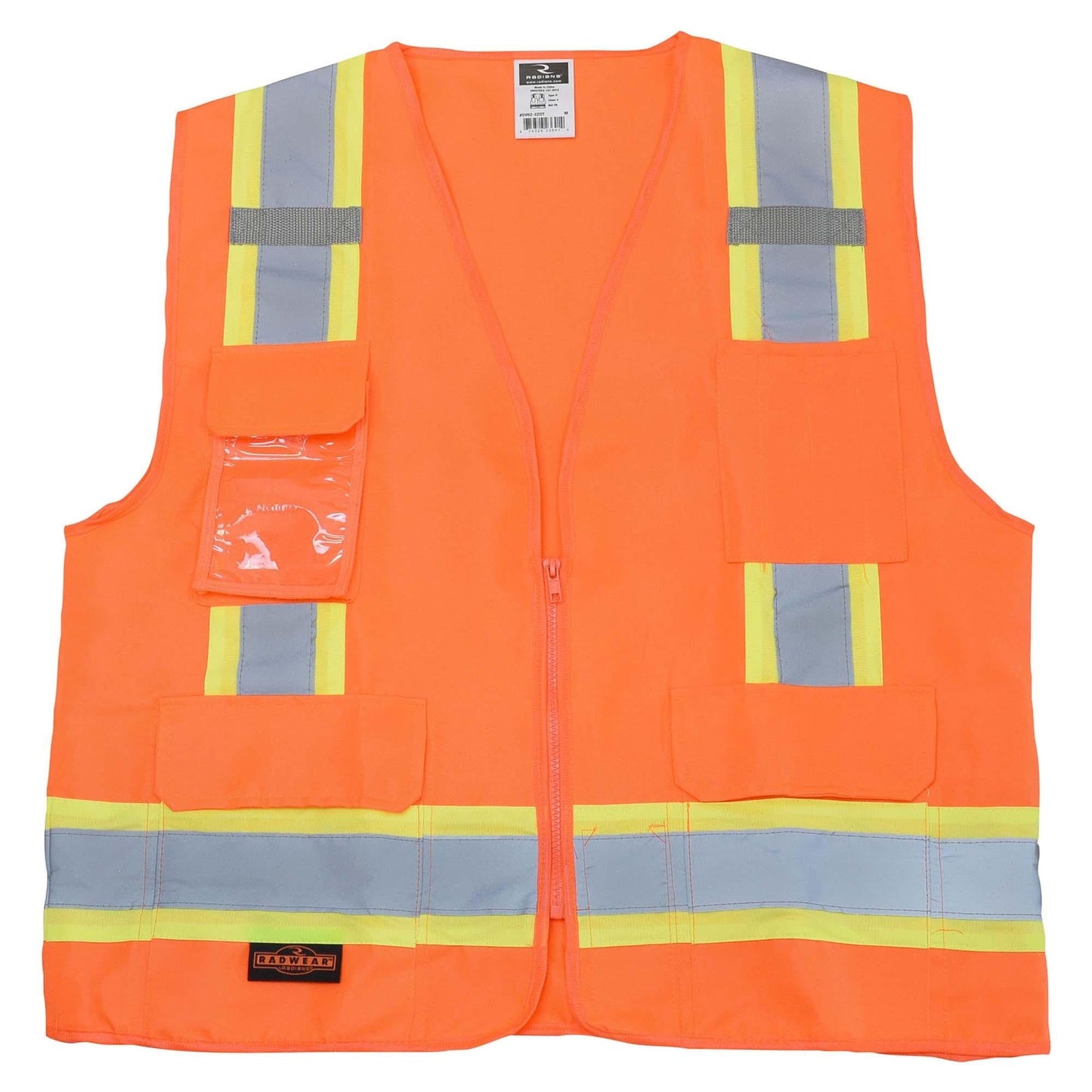 Yellow/Lime Safety Vests - Radians - Heavy Duty Twill