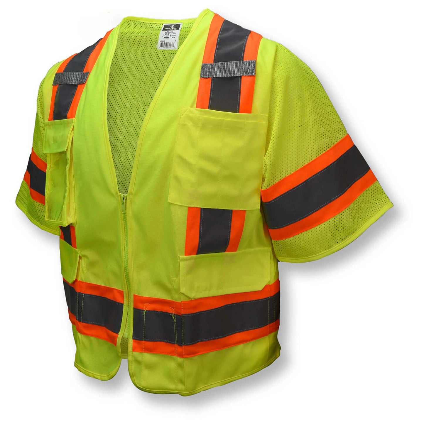 Yellow/Lime Safety Vest - Radians - Reflective Design