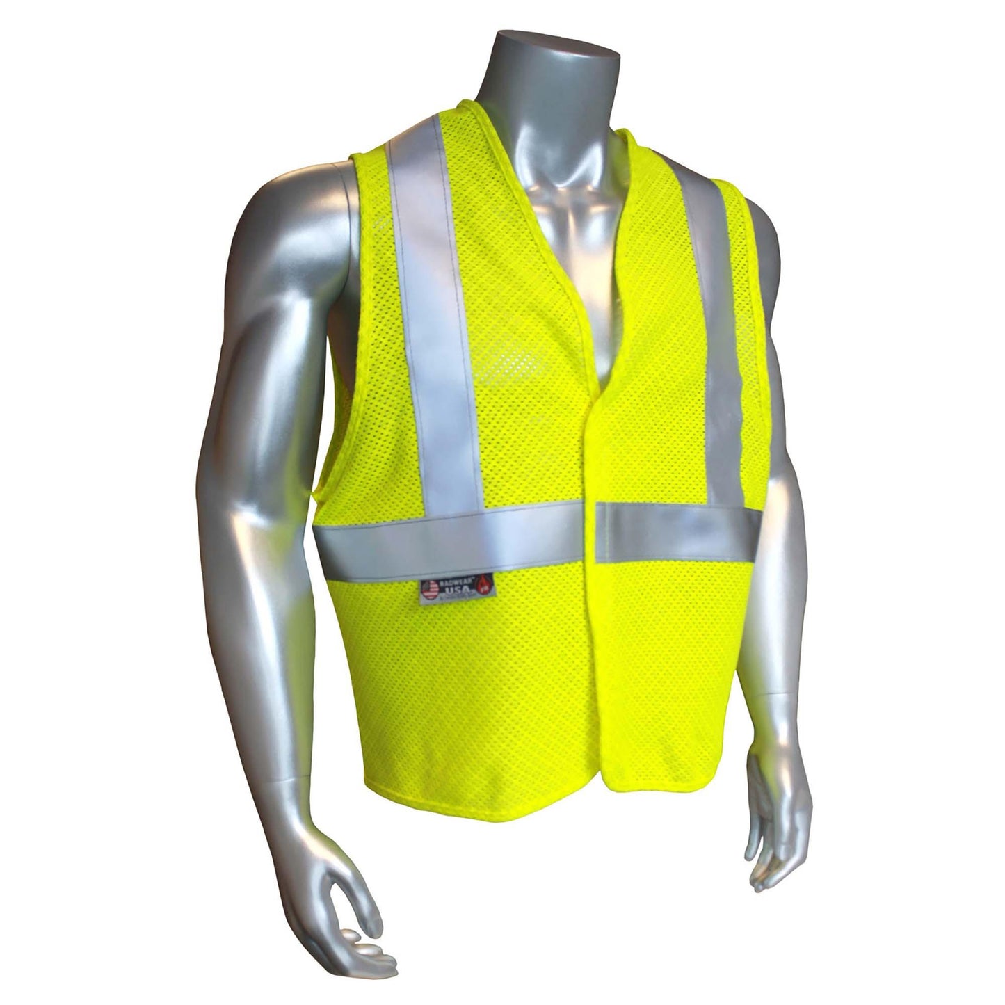 Yellow/Lime Safety Vests - Radians - Anti-Static Mesh