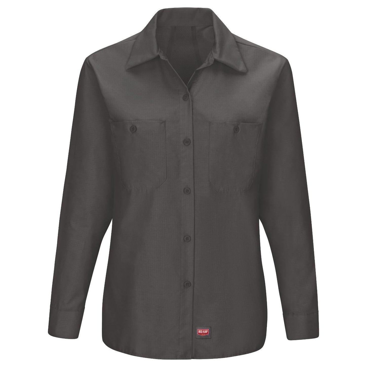 Black Button Up Shirts - Red Kap - Durable Ripstop