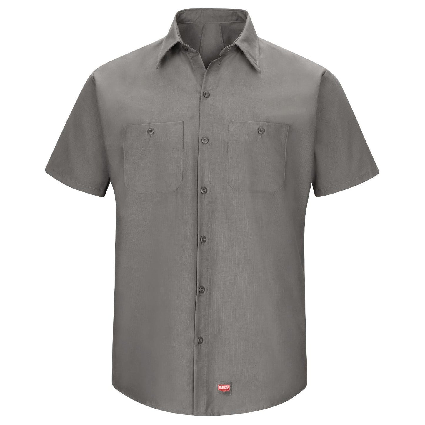 Black Button Up Shirt - Red Kap - Ripstop Fabric