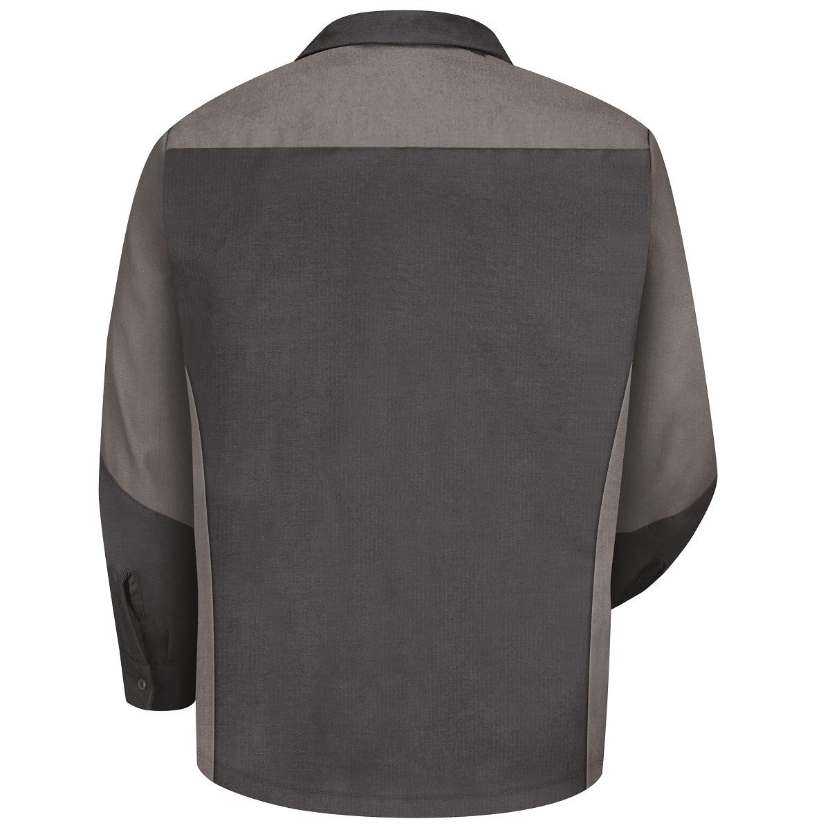 Black/Charcoal Button Up Shirt - Red Kap - Durable Fabric