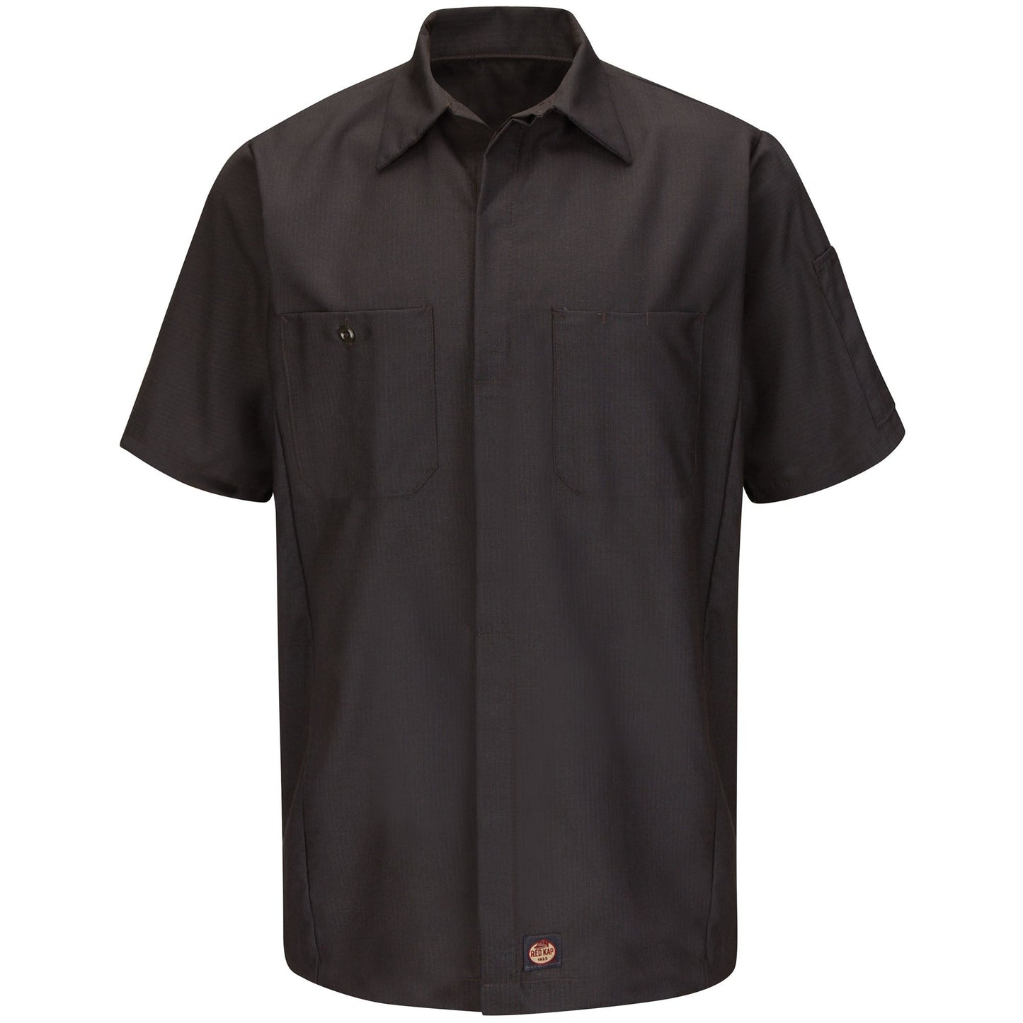 Black Button Up Shirt - Red Kap - Lightweight Fabric