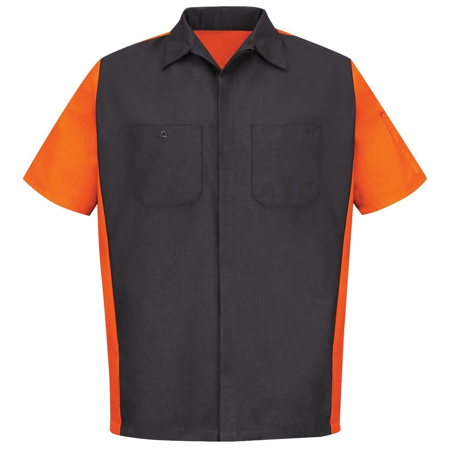 Black/Charcoal Button Up Shirts - Red Kap - Stain Resistant