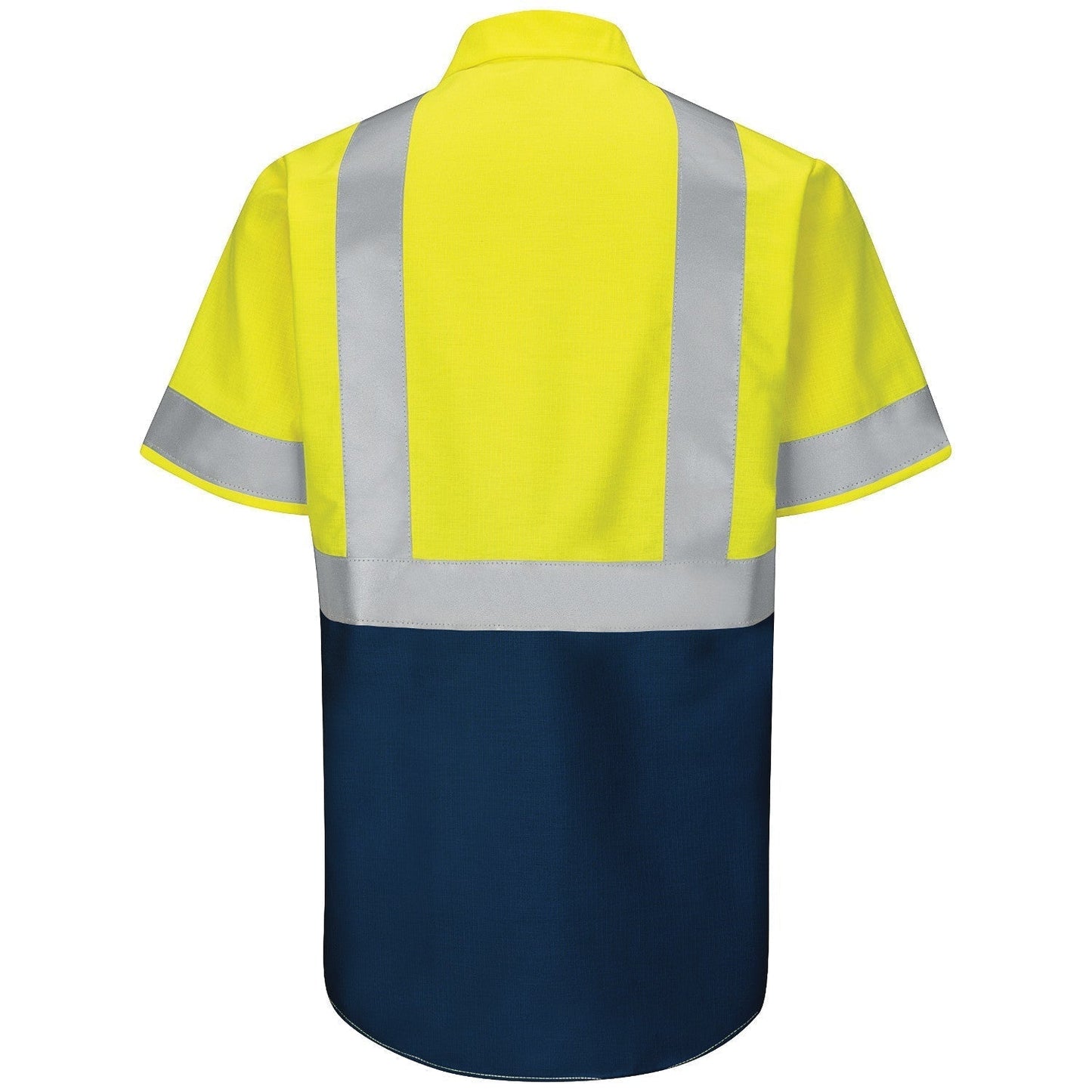Hi-Vis Button Up Shirt - Red Kap - Colorblock Ripstop