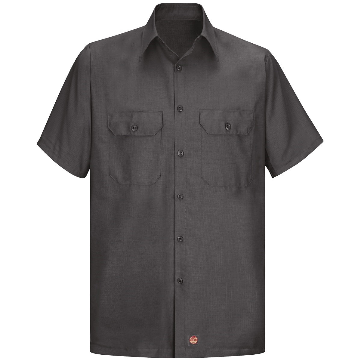 Black Button Up Shirt - Red Kap - Rip Stop Fabric