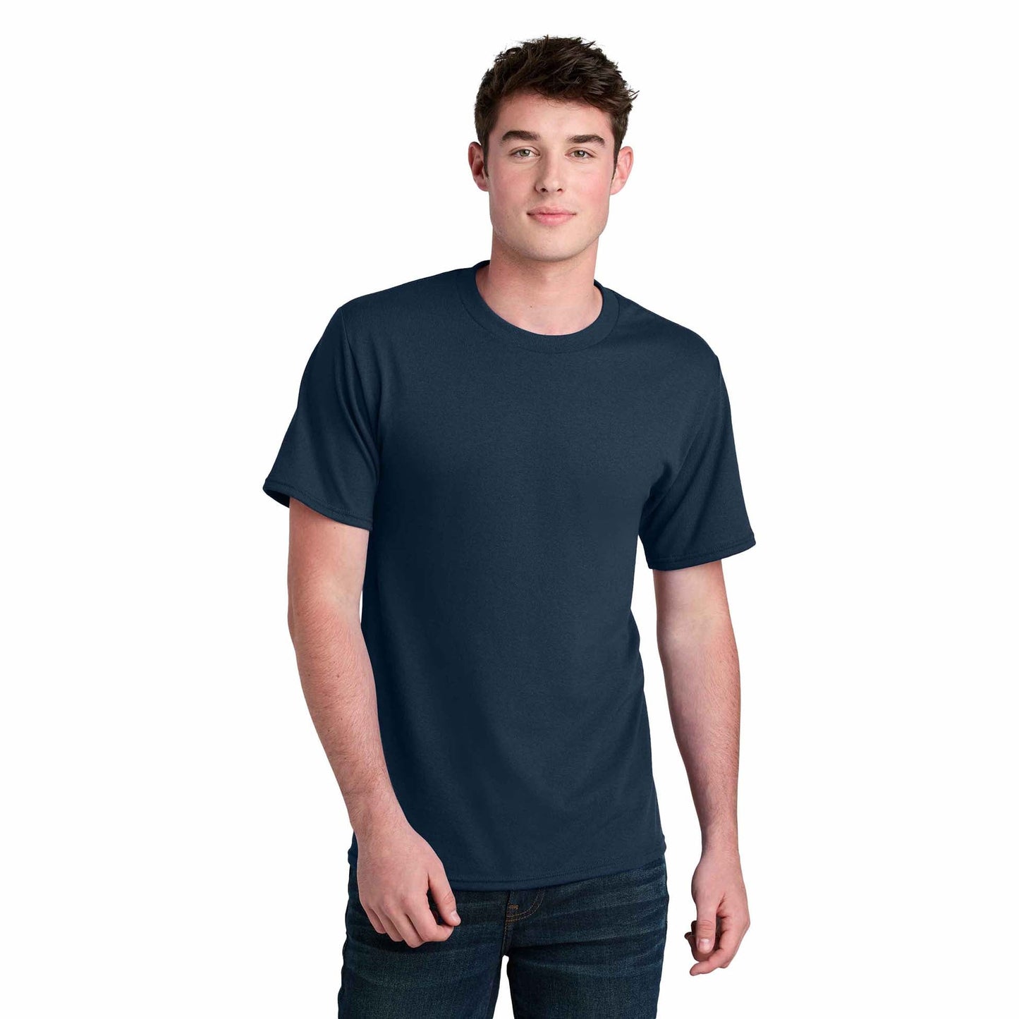 Aquatic Blue T-Shirts - Port & Company - Eco Friendly Cotton