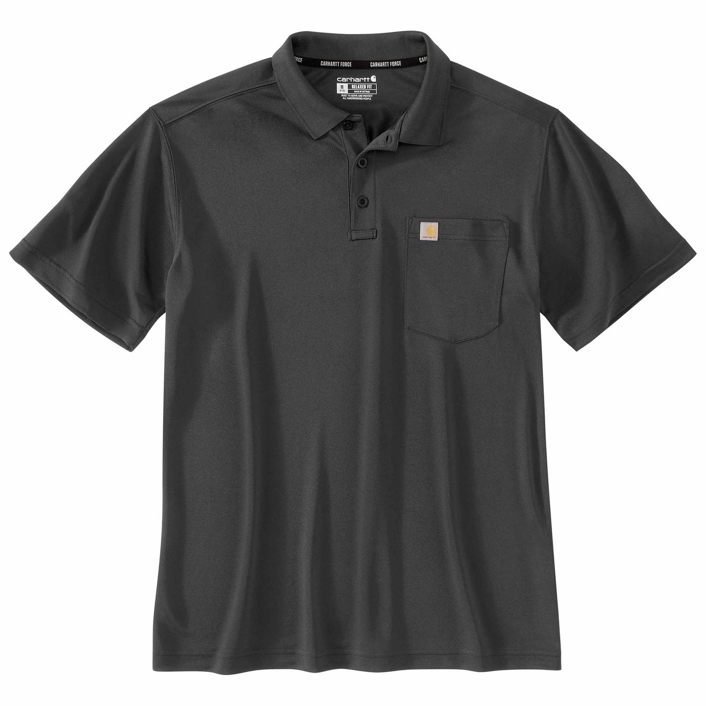 Asphalt Grey Polo - Carhartt - Snag-Resistant Design