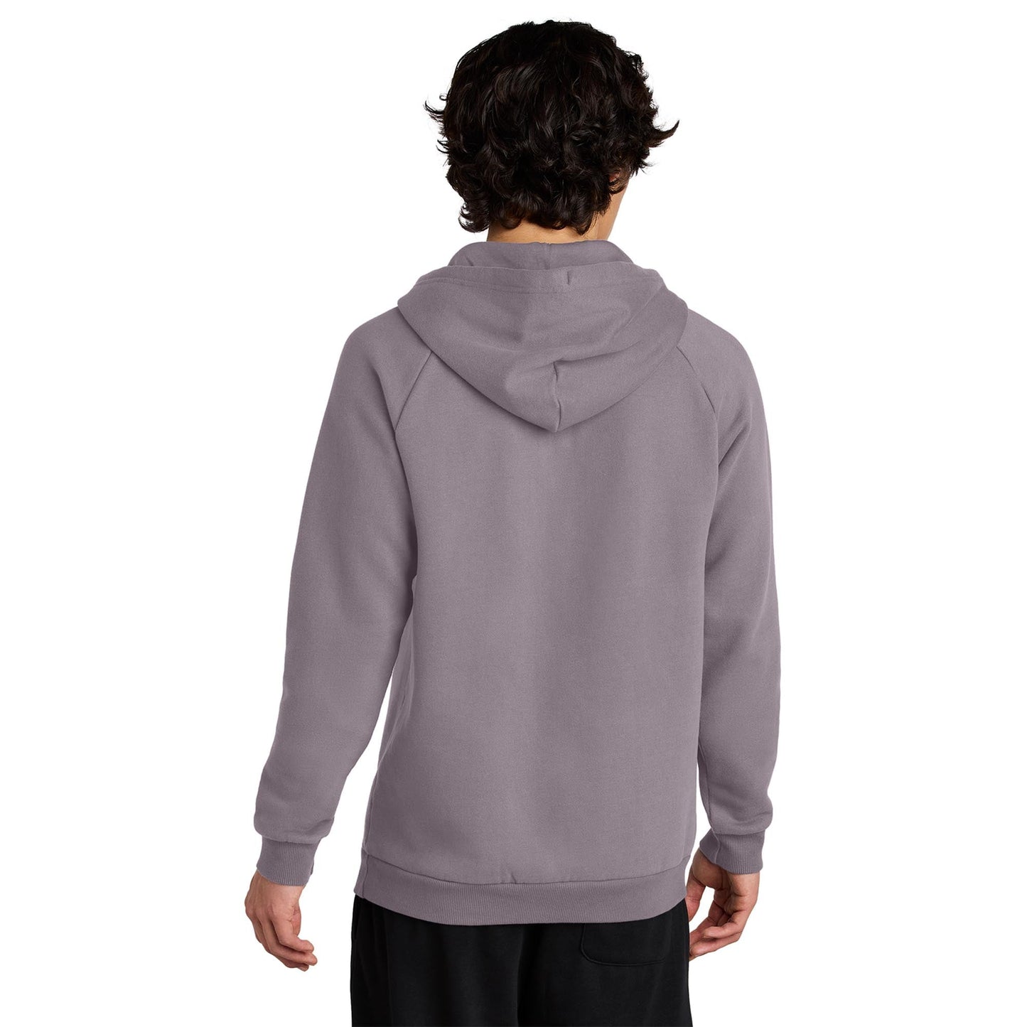 Jet Black Sweatshirt - District - Soft Fleece Fabric