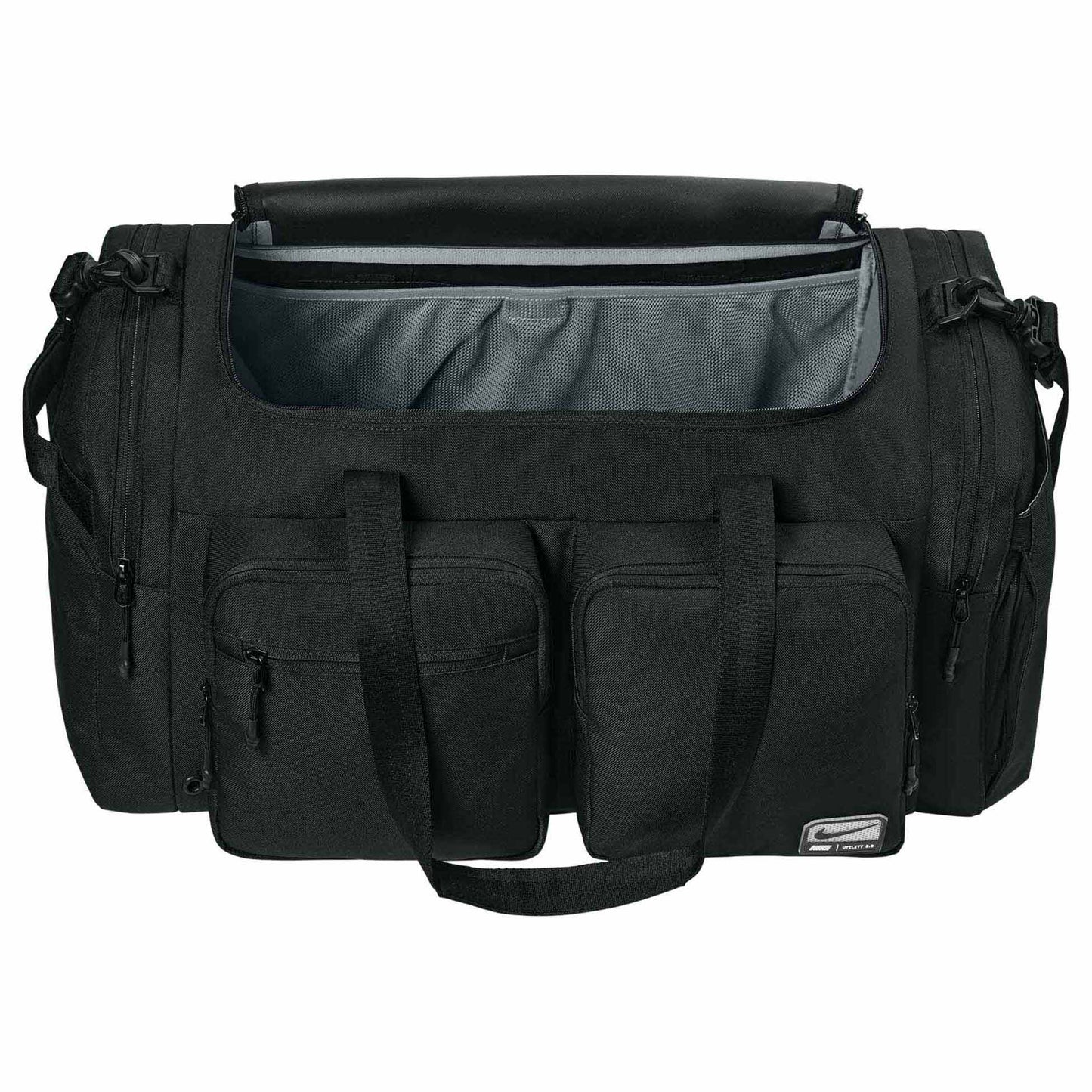Black Duffel Bags - Nike - Eco-Friendly Utility Design