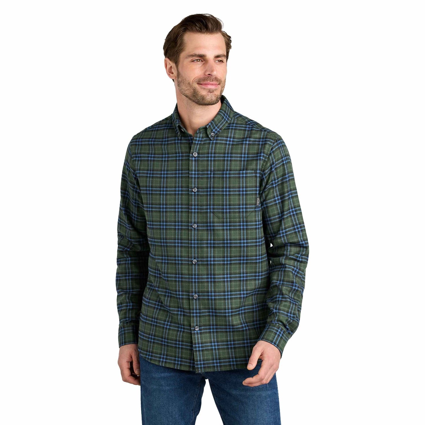Deep Black Mini Buffalo Shirt - Eddie Bauer - Soft Flannel
