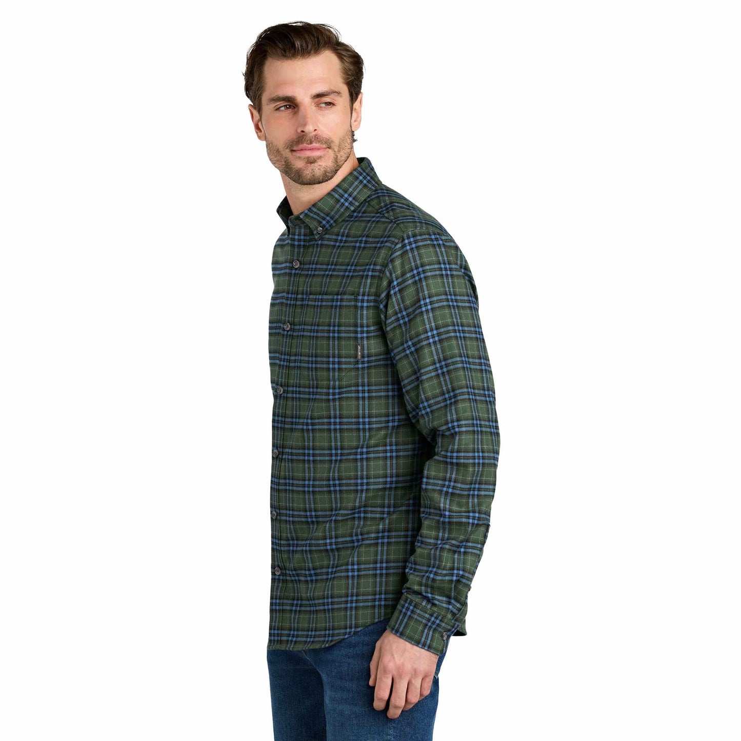 Deep Black Mini Buffalo Shirt - Eddie Bauer - Soft Flannel