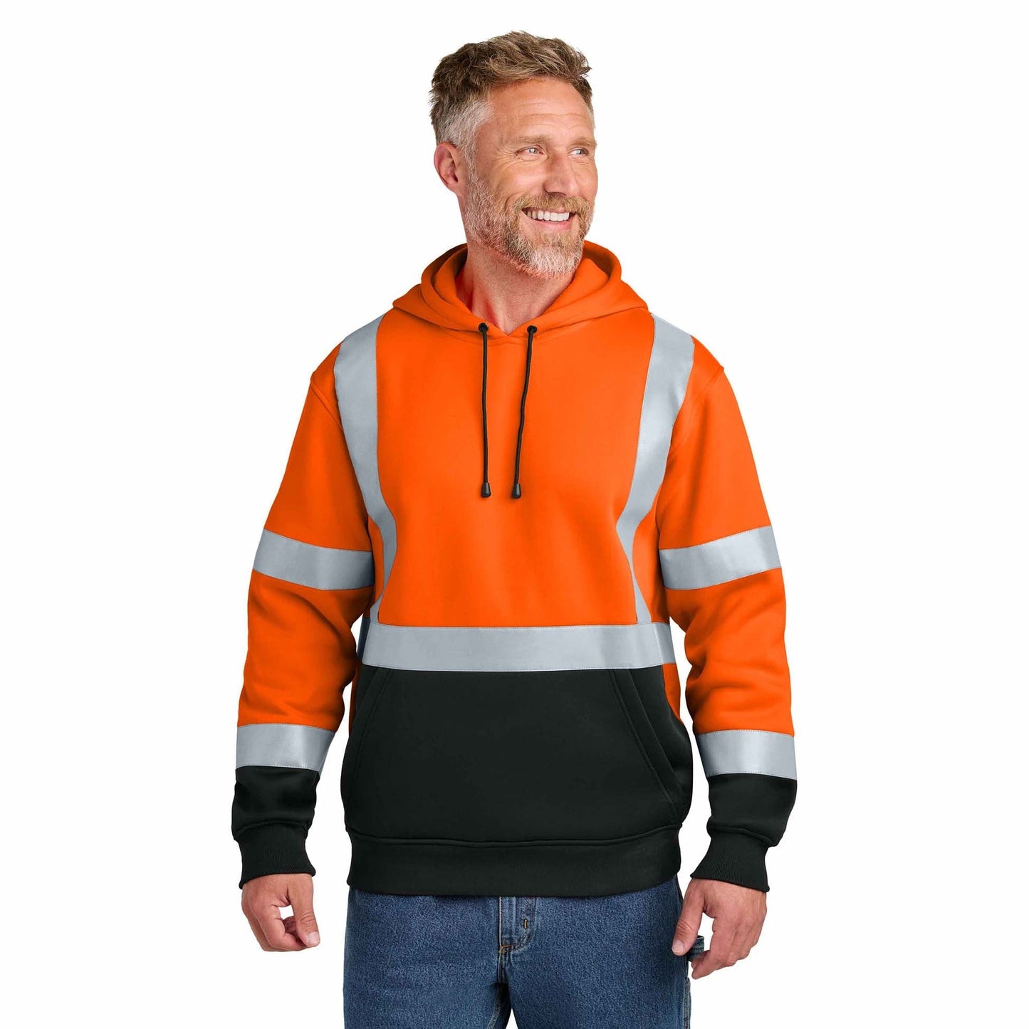 Safety Orange Sweatshirt - Cornerstone - Heavy-Duty Fleece