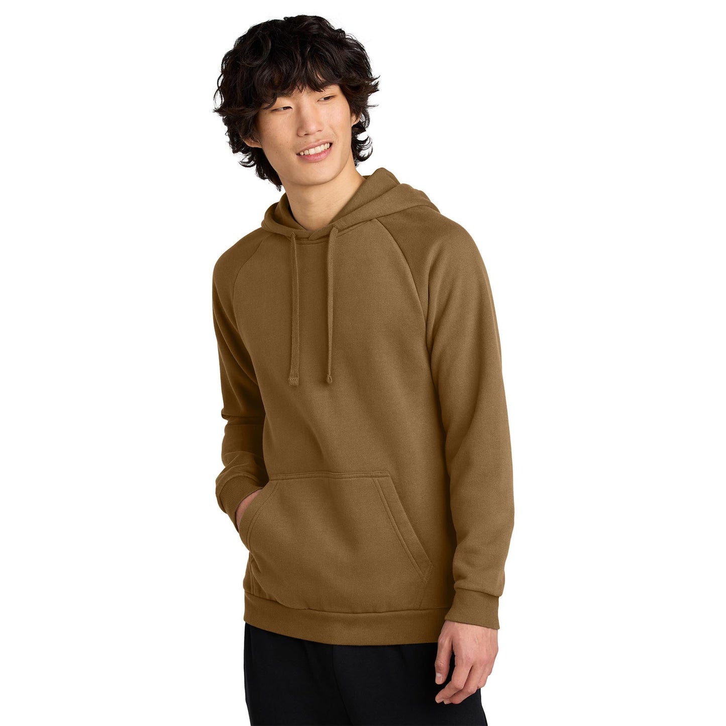 Jet Black Sweatshirt - District - Soft Fleece Fabric