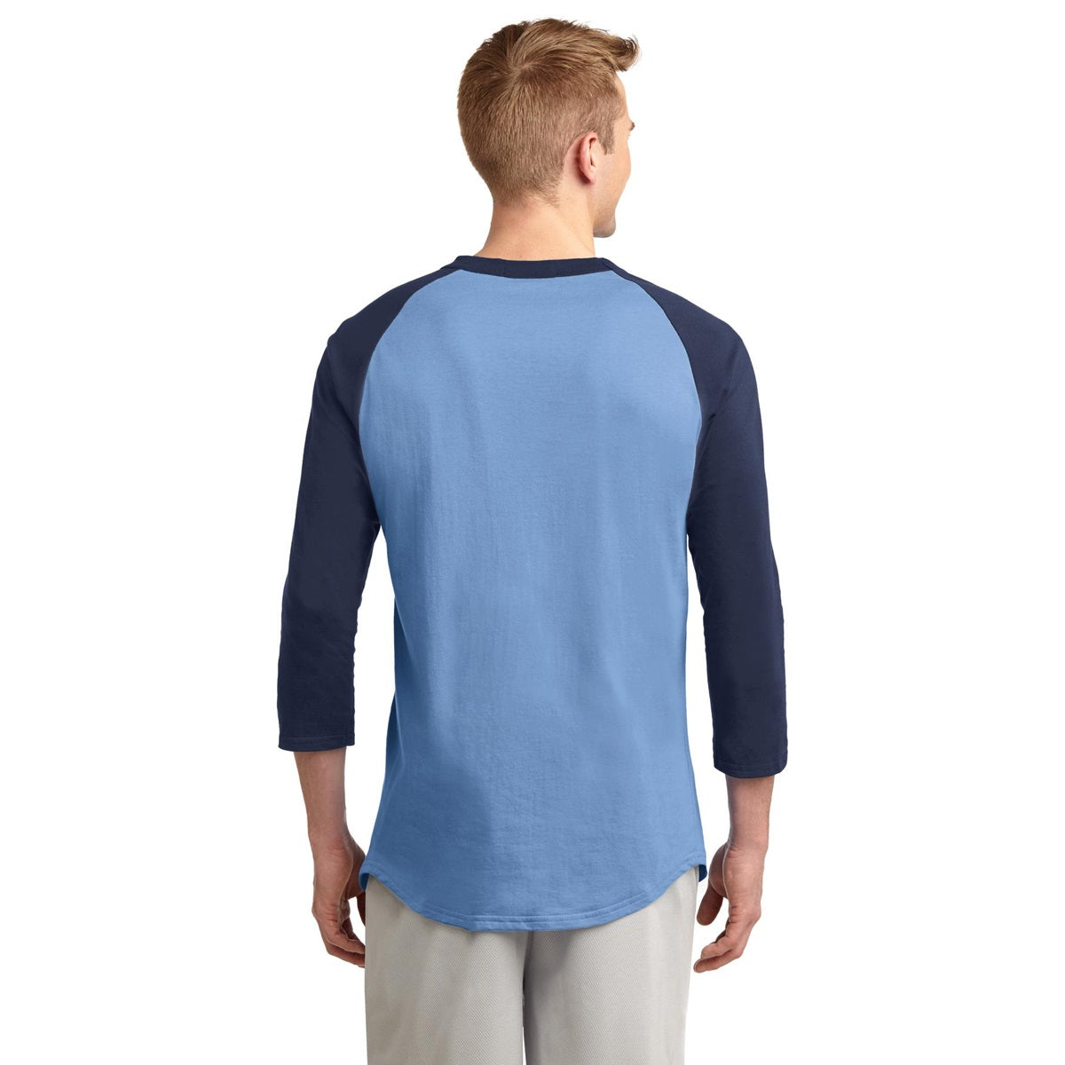White/Deep Orange Jersey - Sport-Tek - Soft Cotton