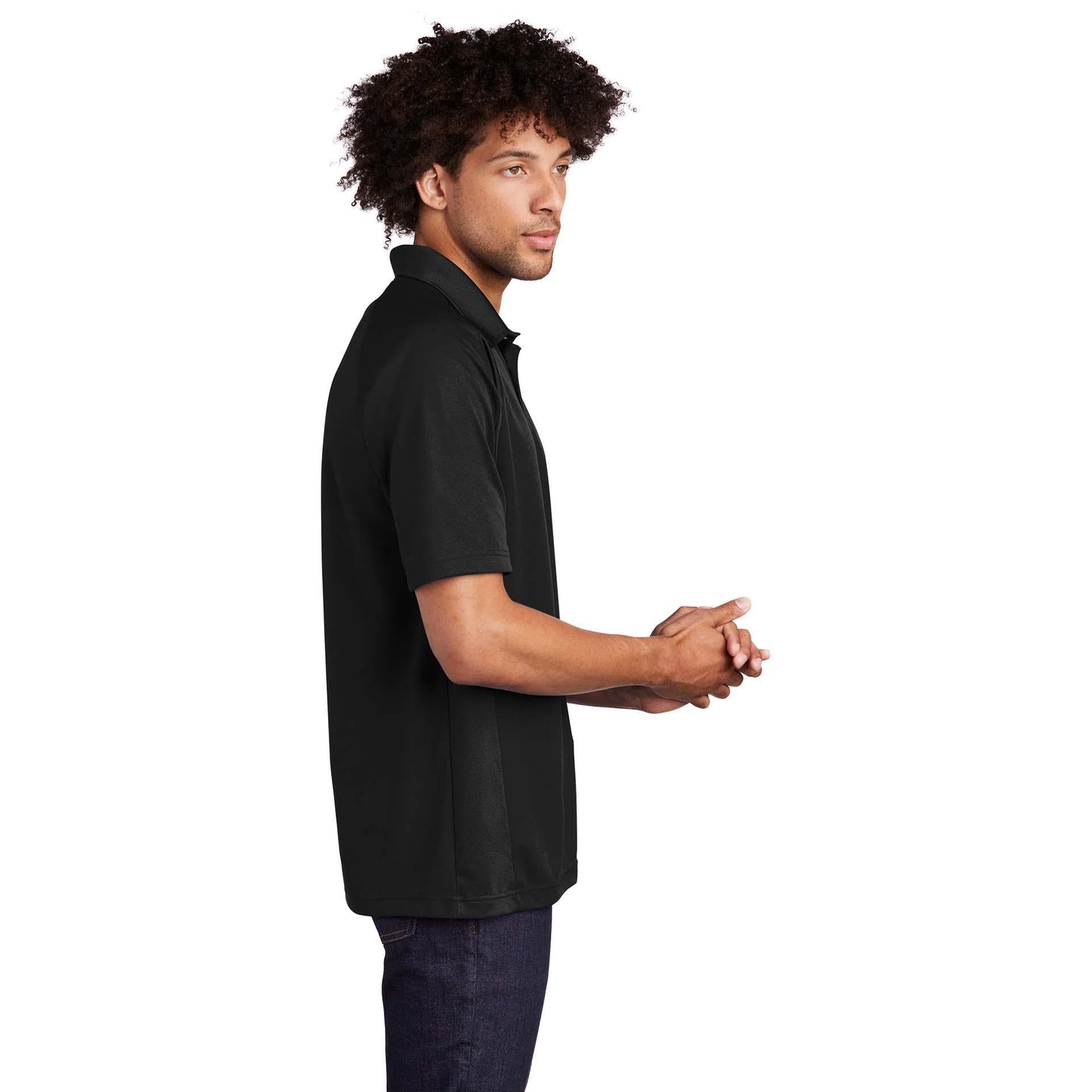 Black Polo Shirt - Sport-Tek - Dri-Mesh Comfort Fit