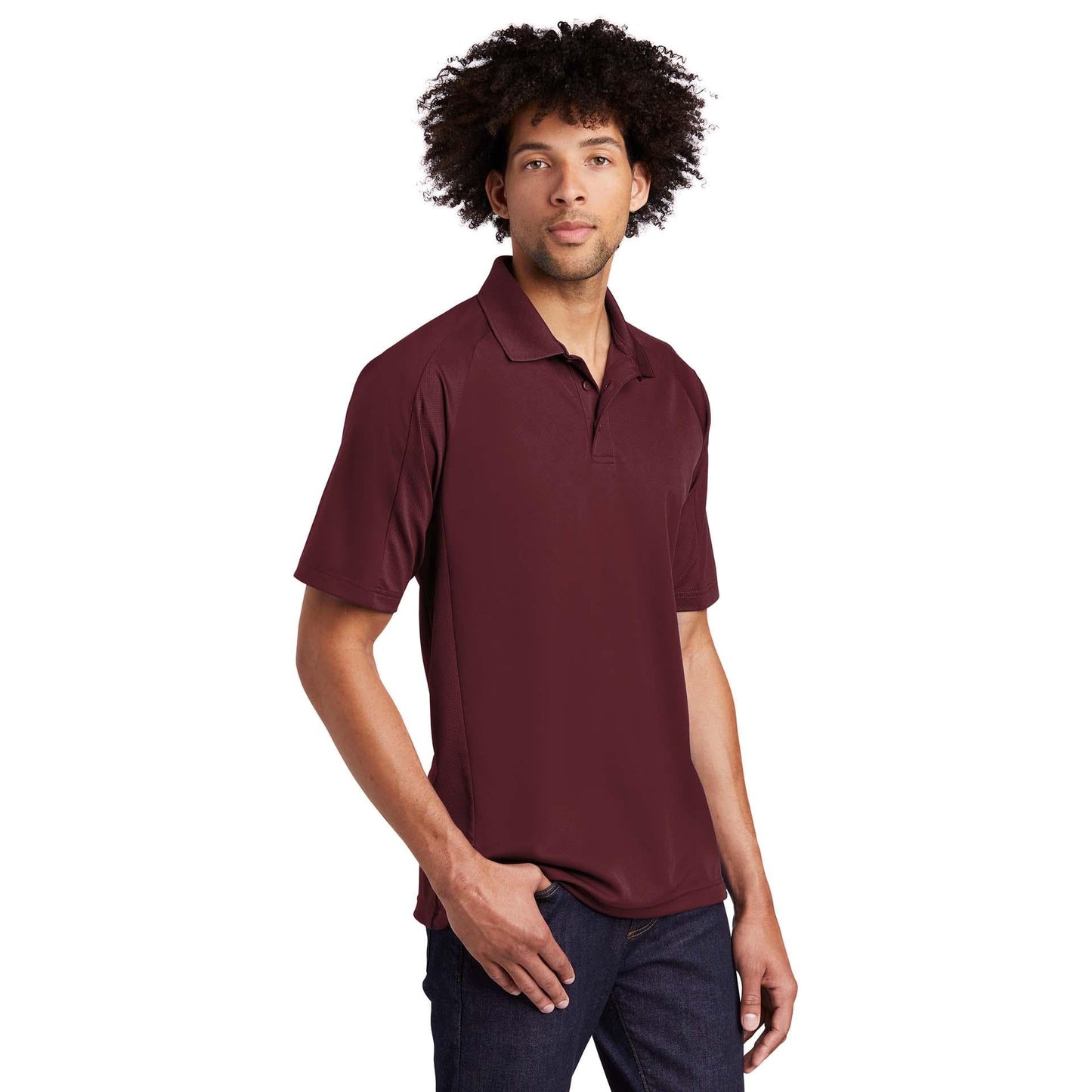 Black Polo Shirt - Sport-Tek - Dri-Mesh Comfort Fit