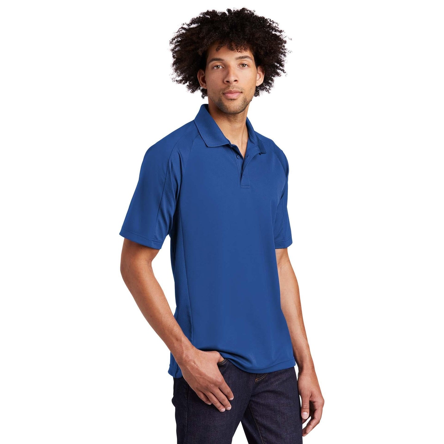 Black Polo Shirt - Sport-Tek - Dri-Mesh Comfort Fit